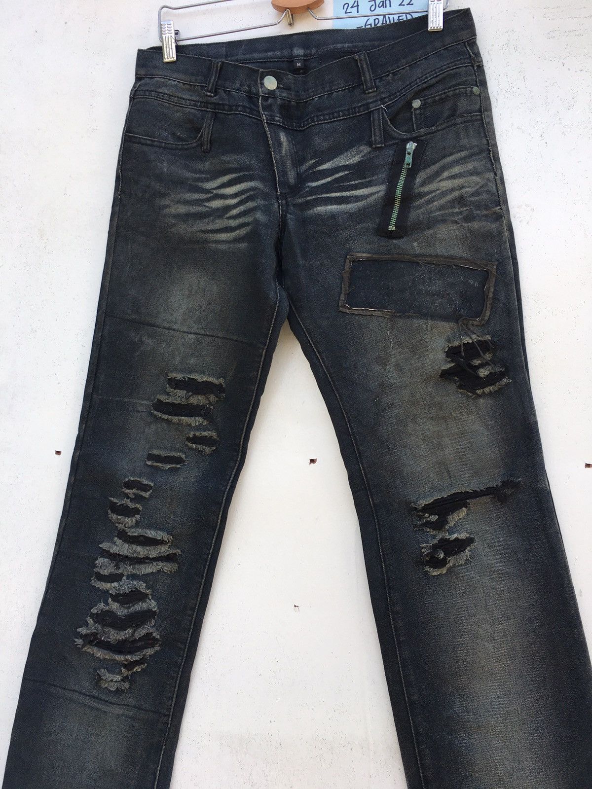 Japanese Brand Rare Sexpot Revenge Seditionaries Patchwork Jeans Size US 32 / EU 48 - 16 Thumbnail