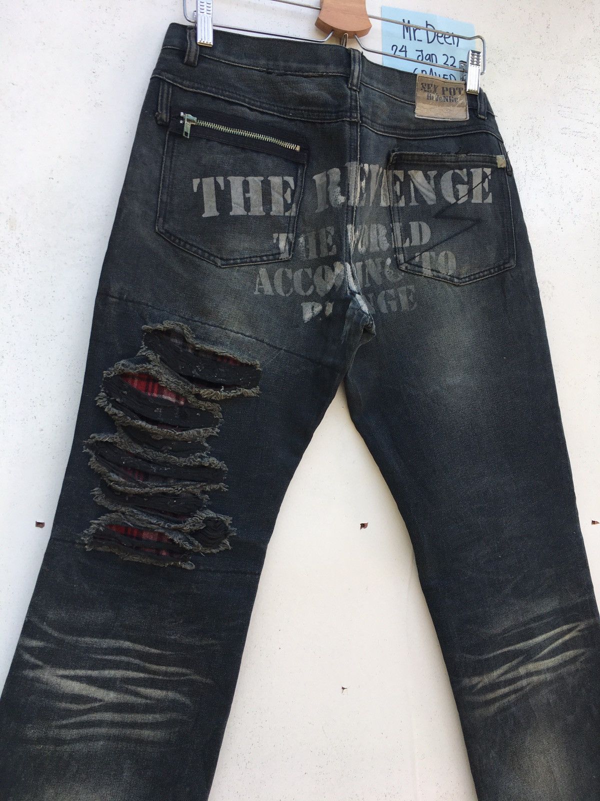 Japanese Brand Rare Sexpot Revenge Seditionaries Patchwork Jeans Size US 32 / EU 48 - 5 Thumbnail