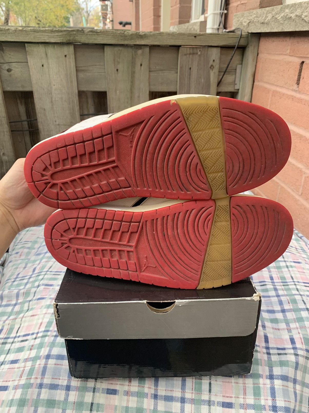 Jordan Brand × Nike Jordan 1 Low Nu Retro Varsity Red 2007 Size US 11 / EU 44 - 4 Thumbnail