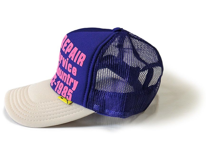 Kapital kapital DENIM REPAIR SERVICE PT 2TONE truck cap hat trucker Size ONE SIZE - 7 Thumbnail