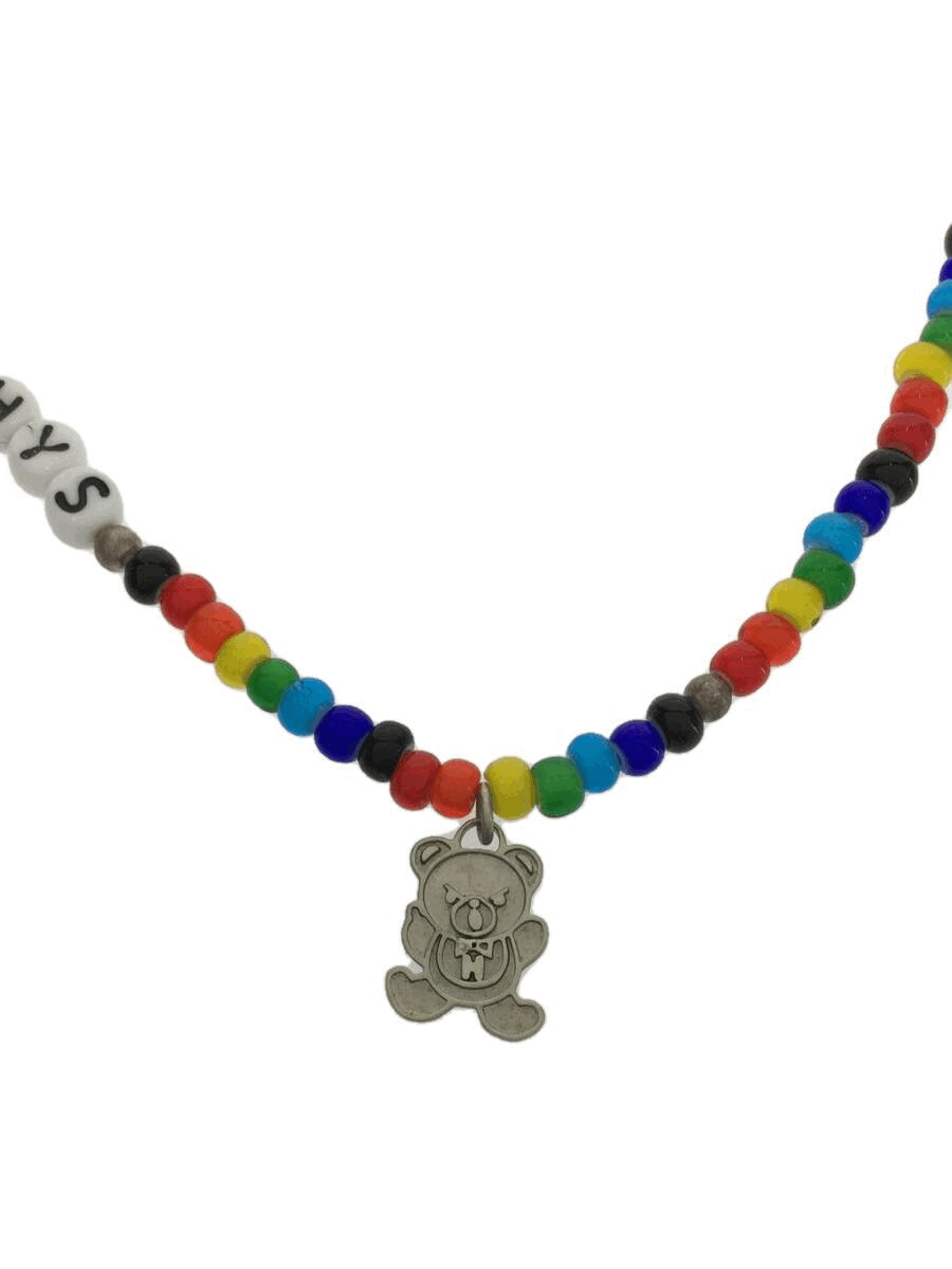 Hysteric Glamour Akashic Tree Beaded Bear Logo Necklace Size ONE SIZE - 1 Thumbnail