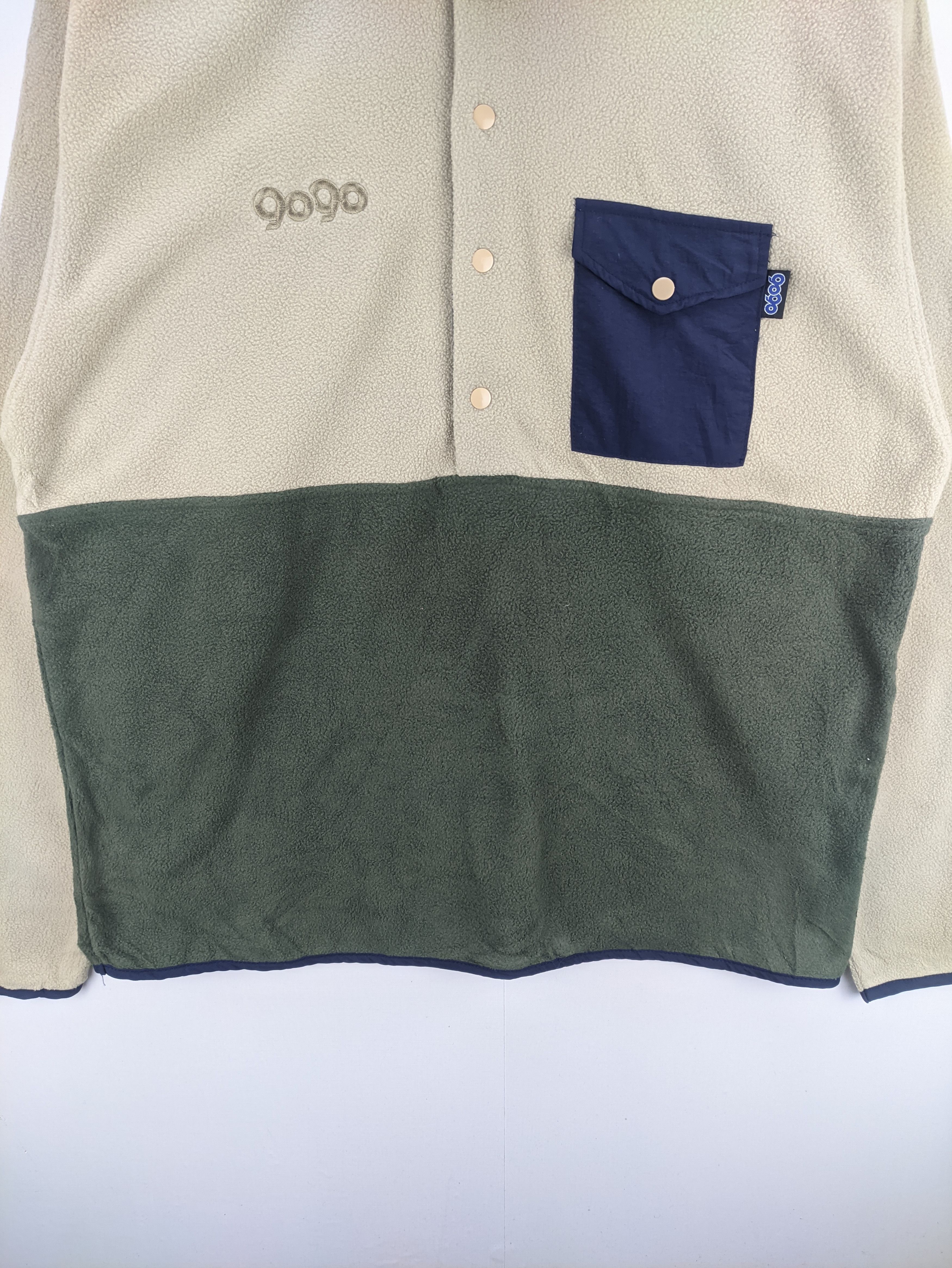 Japanese Brand Steals🔥Fleece Sweater Half Button by 9090 OverComics Size US M / EU 48-50 / 2 - 7 Thumbnail