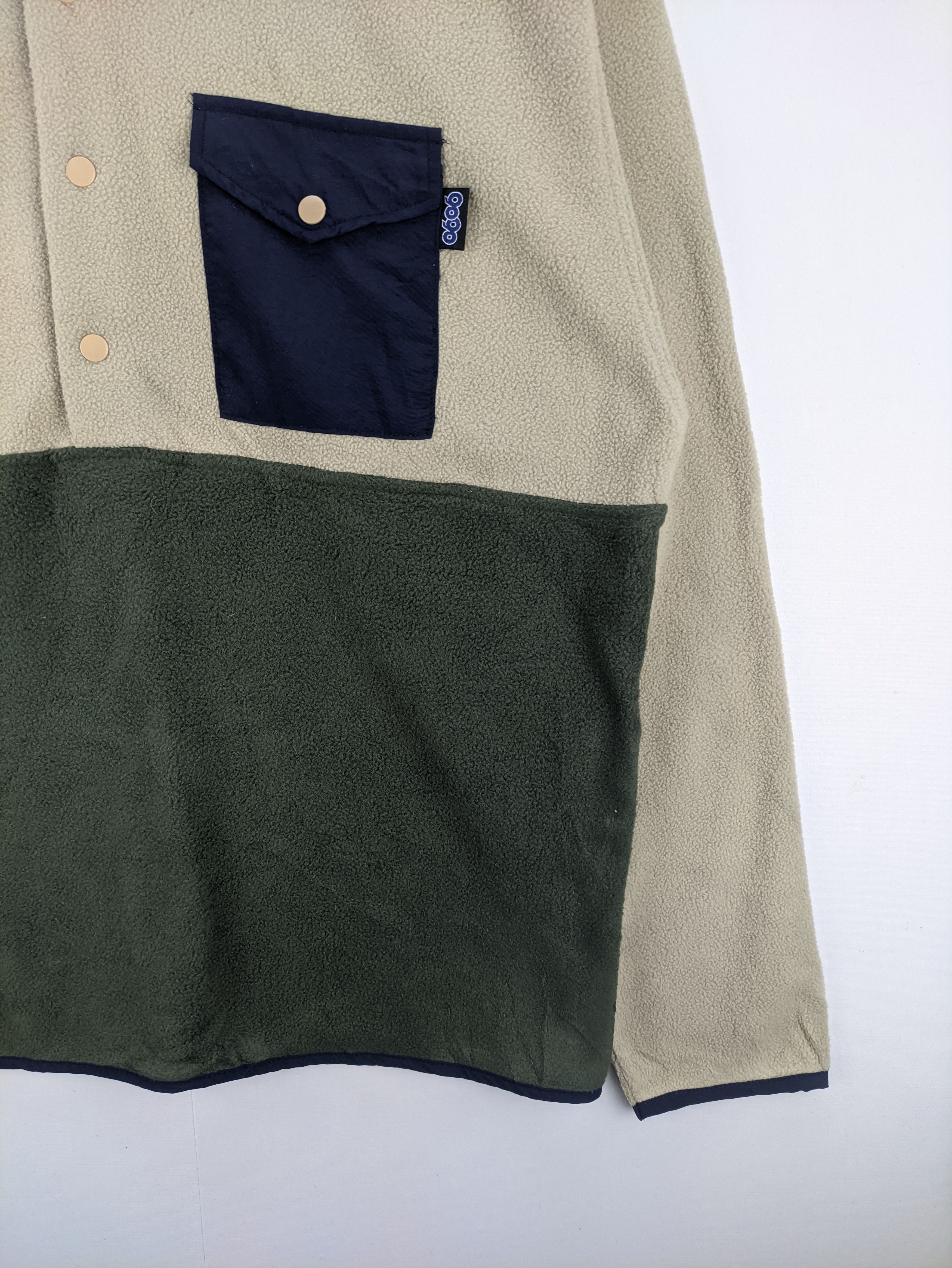 Japanese Brand Steals🔥Fleece Sweater Half Button by 9090 OverComics Size US M / EU 48-50 / 2 - 5 Thumbnail