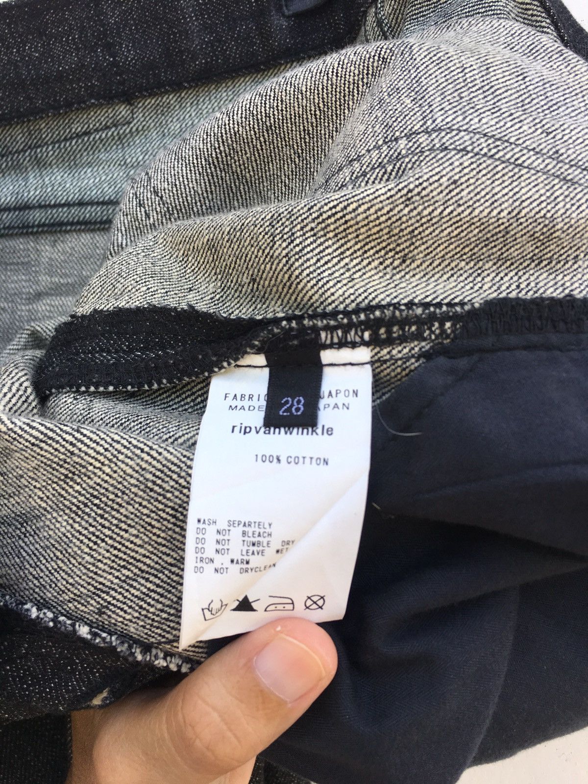 Japanese Brand Rare Rip Van Winkle Japan Designer Bootcut Denim/ Jeans Size US 30 / EU 46 - 13 Thumbnail