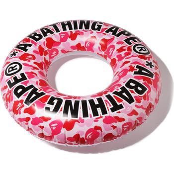 image of Bape 47In Abc Pink Floating Tube in Pink Camo, Men's