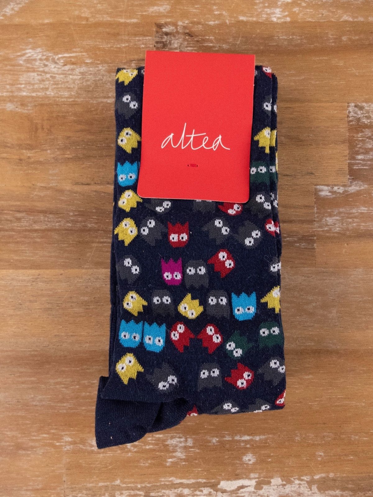 Altea ALTEA Pacman silk navy tie / pocket square / socks gift box Size ONE SIZE - 2 Thumbnail