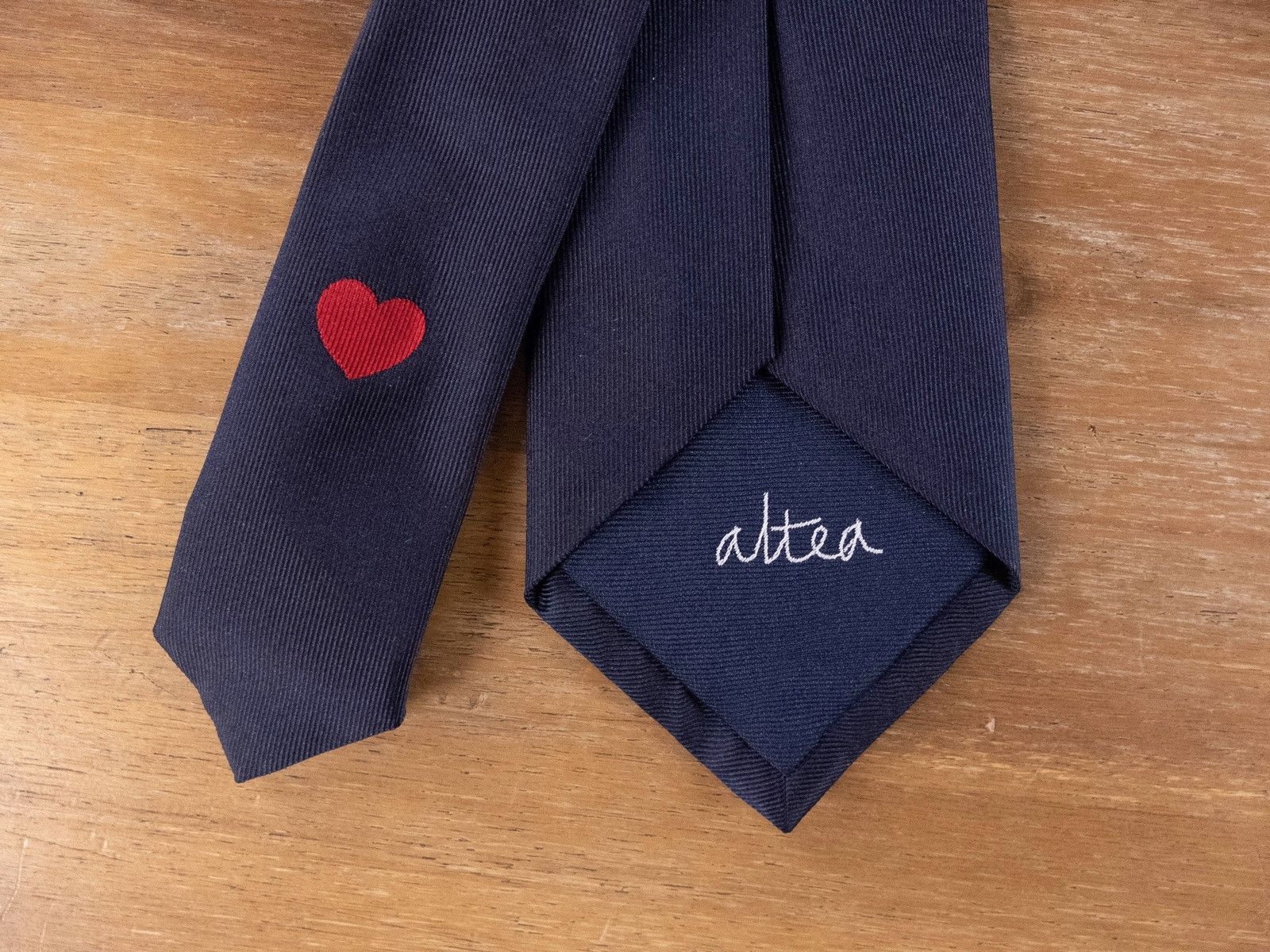 Altea ALTEA Milano heart silk navy blue tie / socks gift box Size ONE SIZE - 7 Thumbnail