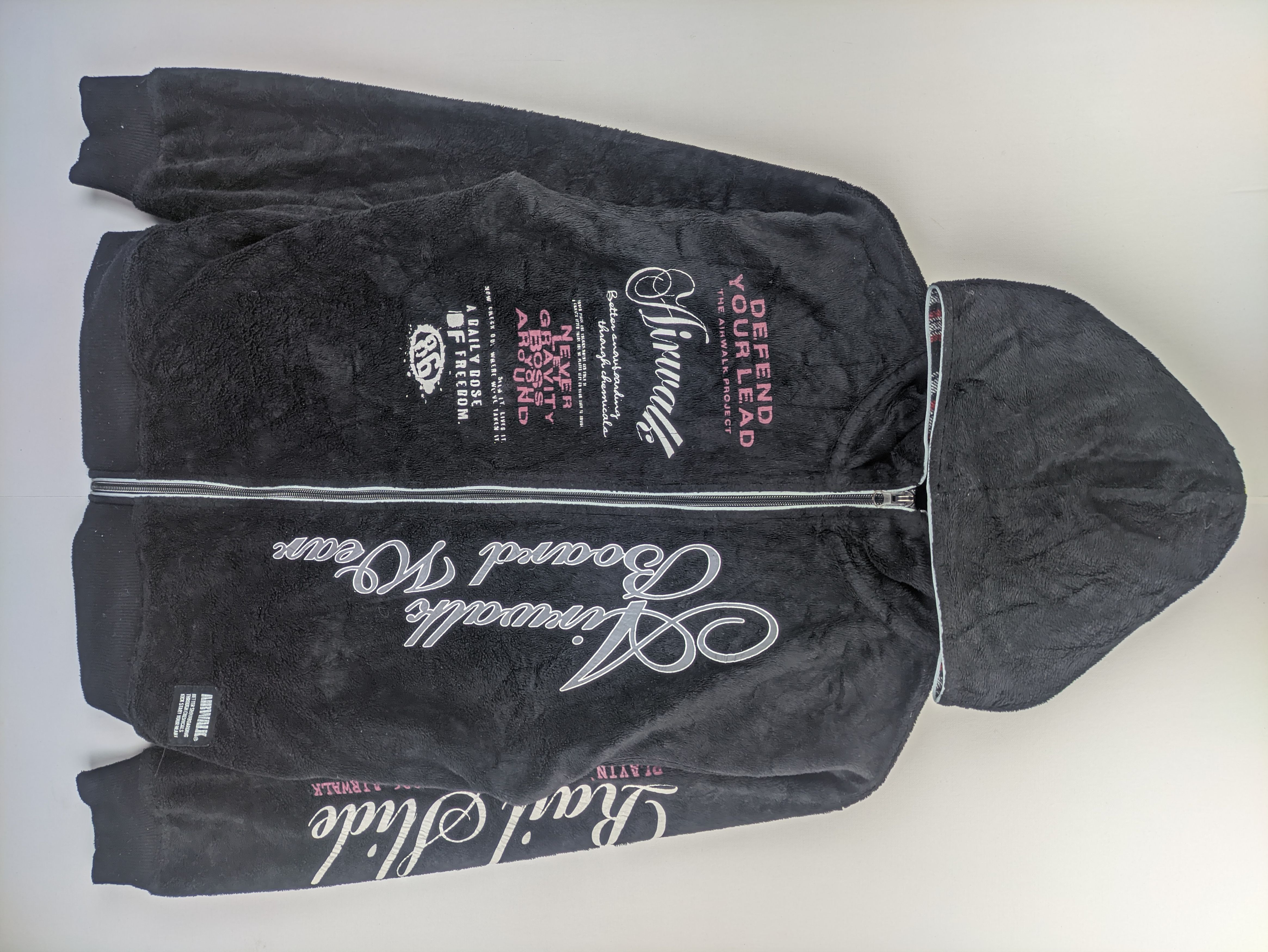 image of Stealsfleece Jacket Zip Up By Airwalk in Black, Men's (Size Medium)