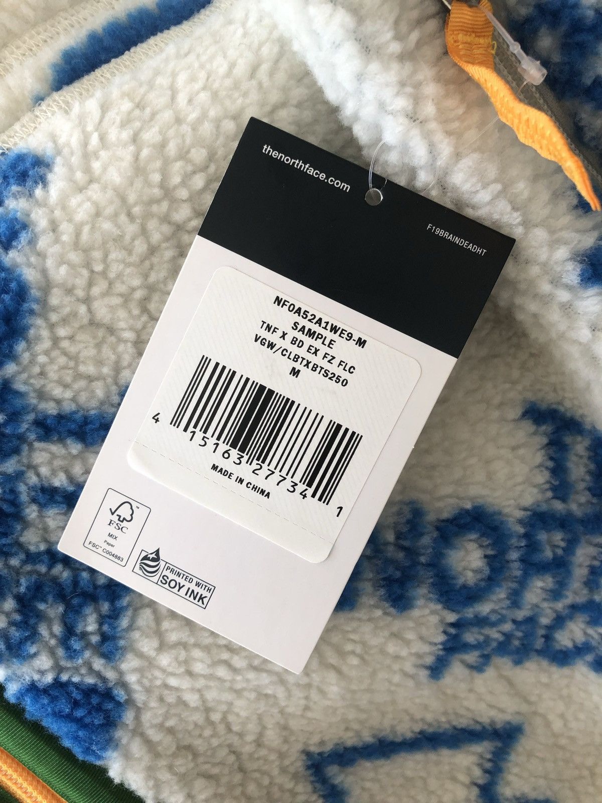 Brain Dead × The North Face **SAMPLE** TNF x Brain Dead FW20 Fleece Size US M / EU 48-50 / 2 - 9 Thumbnail