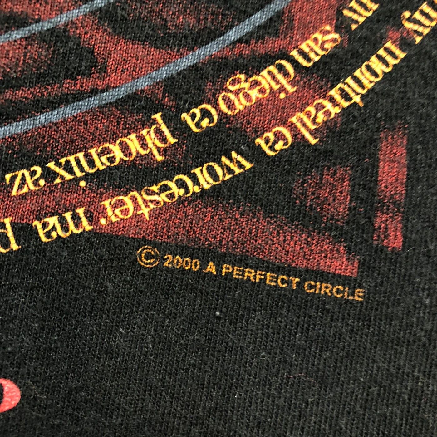 Band Tees Vintage 2000 Perfect Circle Tool Shirt Graphic Band Tour Tee Size US XL / EU 56 / 4 - 3 Thumbnail