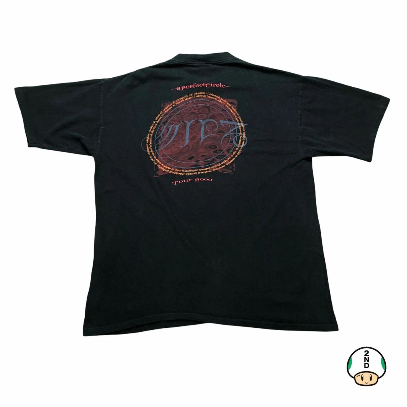 Band Tees Vintage 2000 Perfect Circle Tool Shirt Graphic Band Tour Tee Size US XL / EU 56 / 4 - 1 Thumbnail