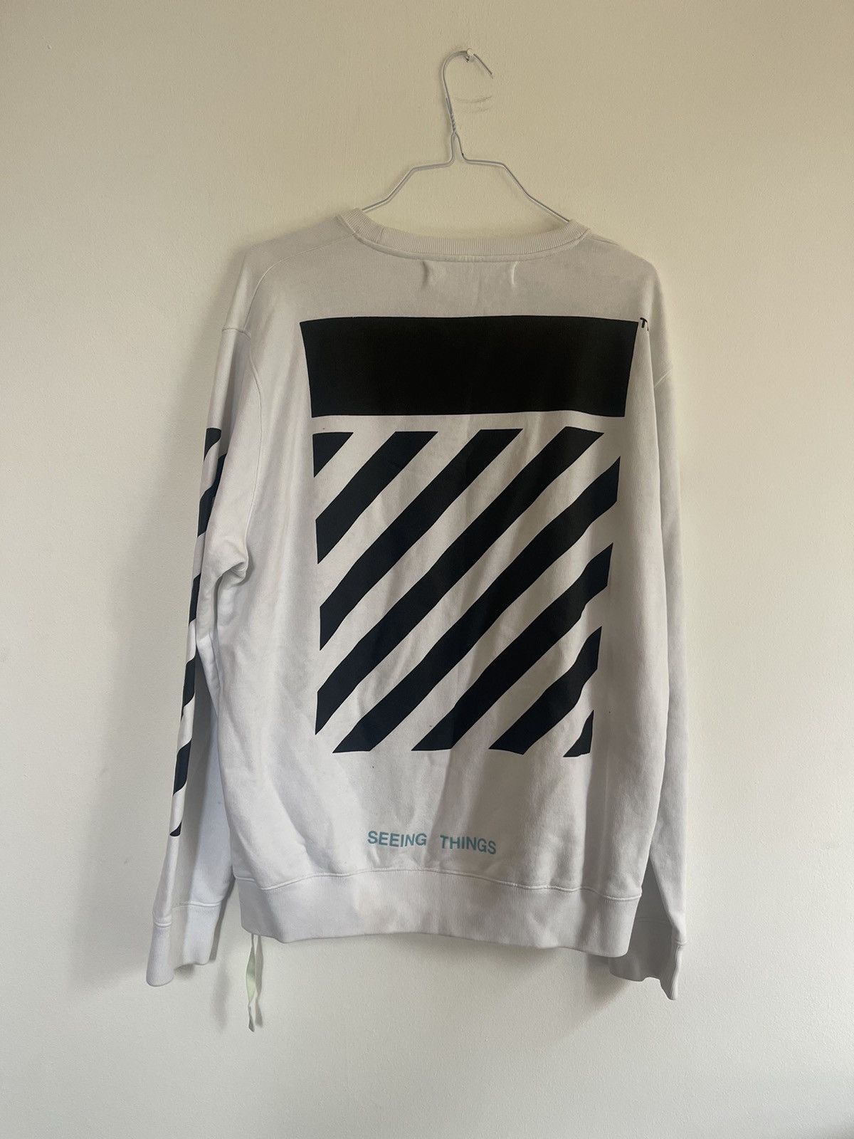 Off-White Off white Caravaggio crewneck Size US M / EU 48-50 / 2 - 2 Thumbnail