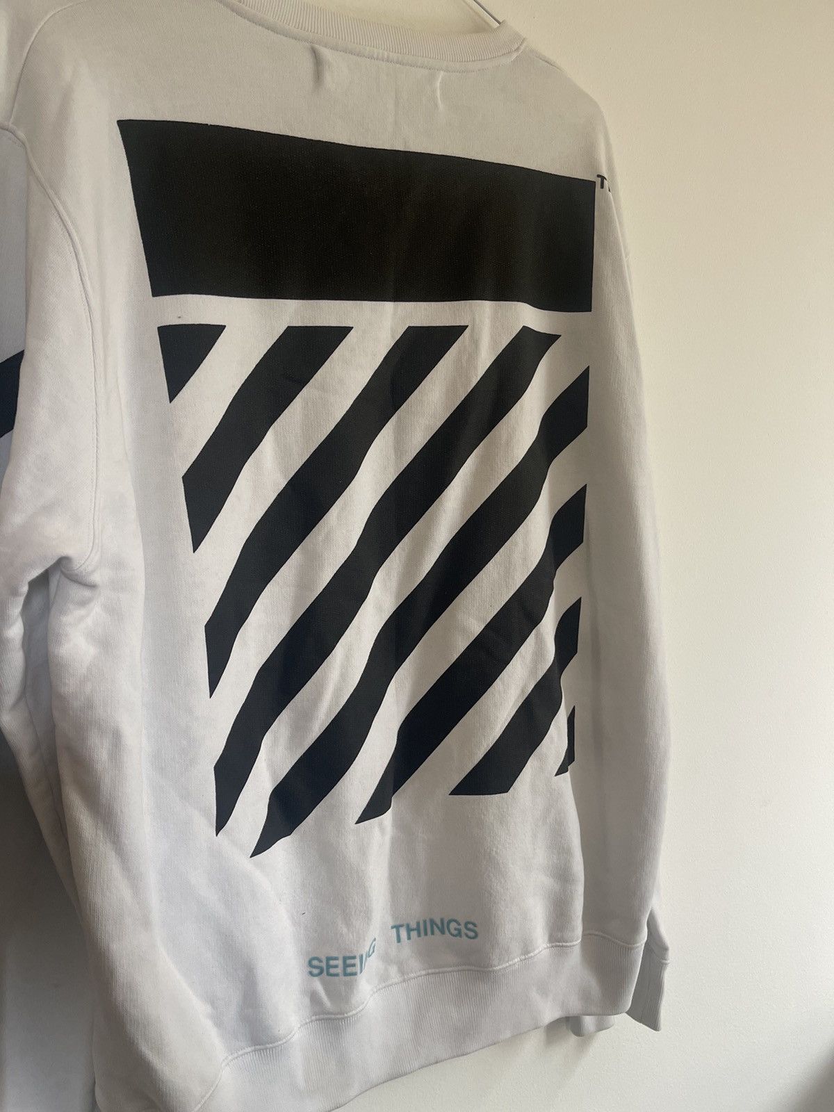 Off-White Off white Caravaggio crewneck Size US M / EU 48-50 / 2 - 9 Thumbnail