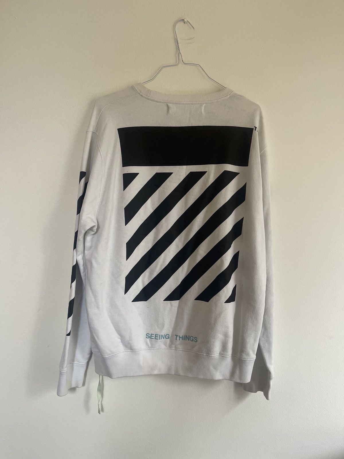 Off-White Off white Caravaggio crewneck Size US M / EU 48-50 / 2 - 7 Thumbnail
