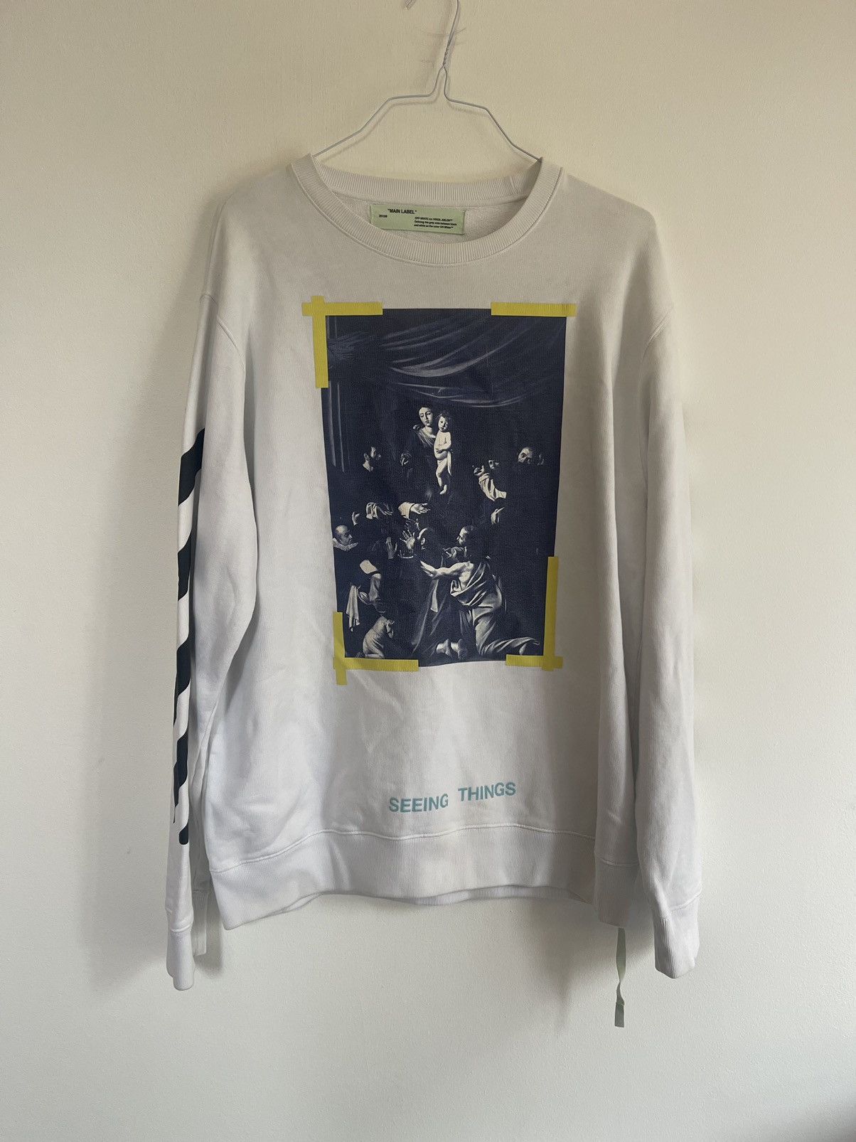 Off-White Off white Caravaggio crewneck Size US M / EU 48-50 / 2 - 3 Thumbnail