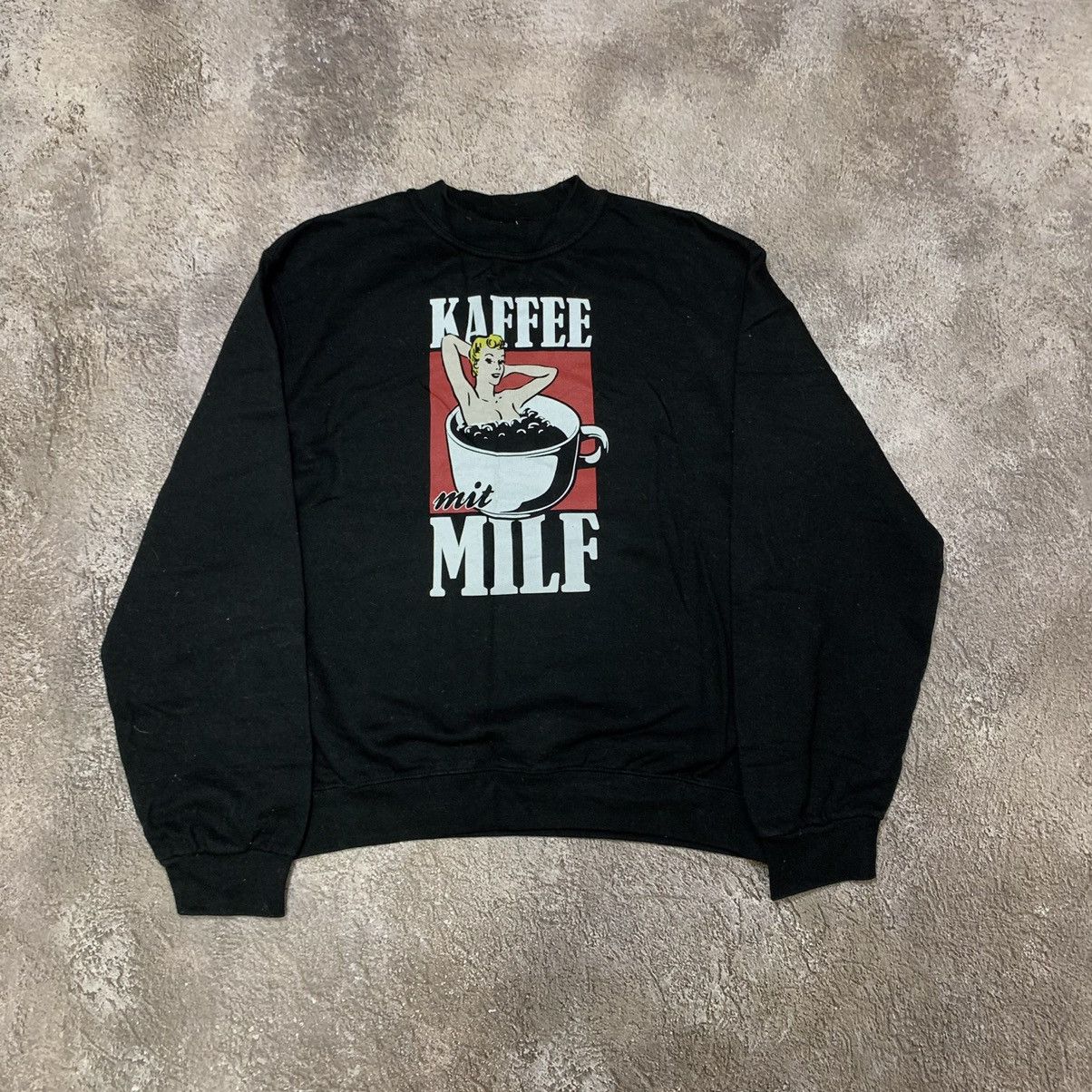 Vintage Vintage 90s Graphic Crewneck Sweatshirt Streetwear Black M Size US M / EU 48-50 / 2 - 2 Thumbnail
