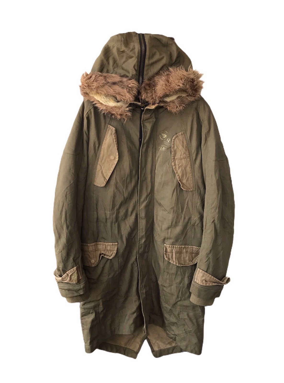 Diesel Diesel sherpa lining parka jacket hoodie Size US S / EU 44-46 / 1 - 1 Thumbnail