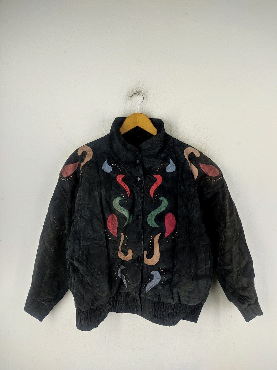 Japanese Brand × Vintage Vintage Avant Garde Leather Jacket Size US L / EU 52-54 / 3 - 1 Thumbnail