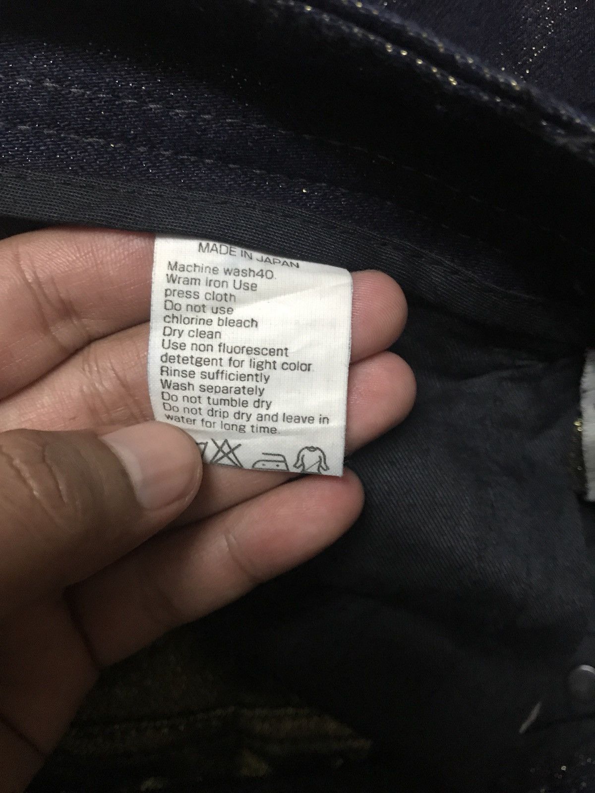 Murder License FLARE PANTS THE MURDER LICENSE DENIM GOLDEN INSIDE JAPANESE Size US 31 - 3 Thumbnail