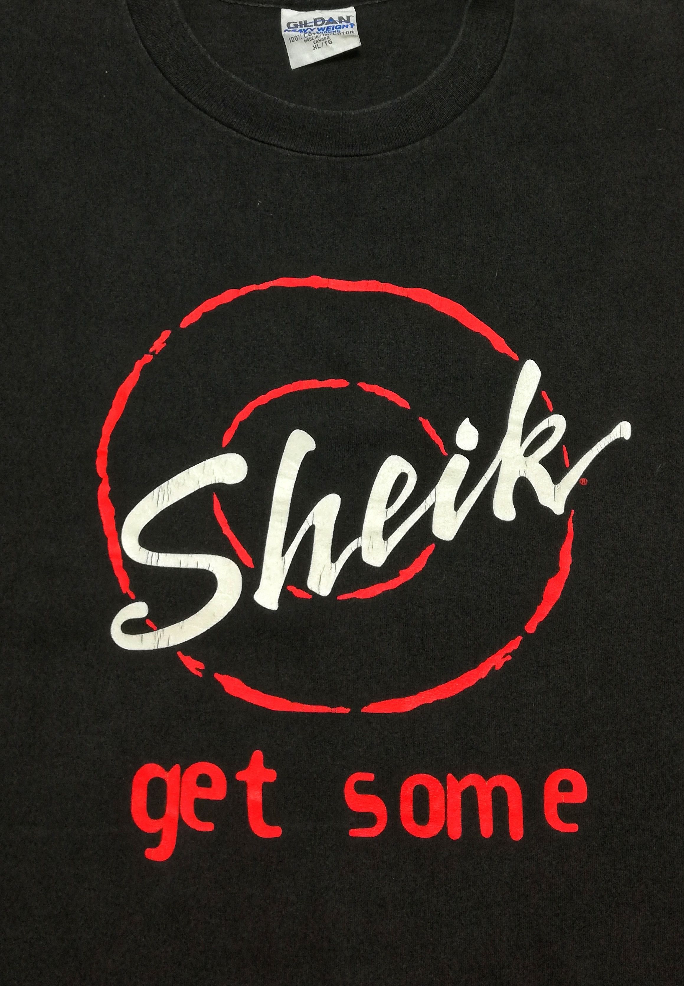 Gildan × Vintage 🔥Vintage 90's Sheik Get Some Big Logo Condom Tee🔥 Size US XL / EU 56 / 4 - 3 Thumbnail