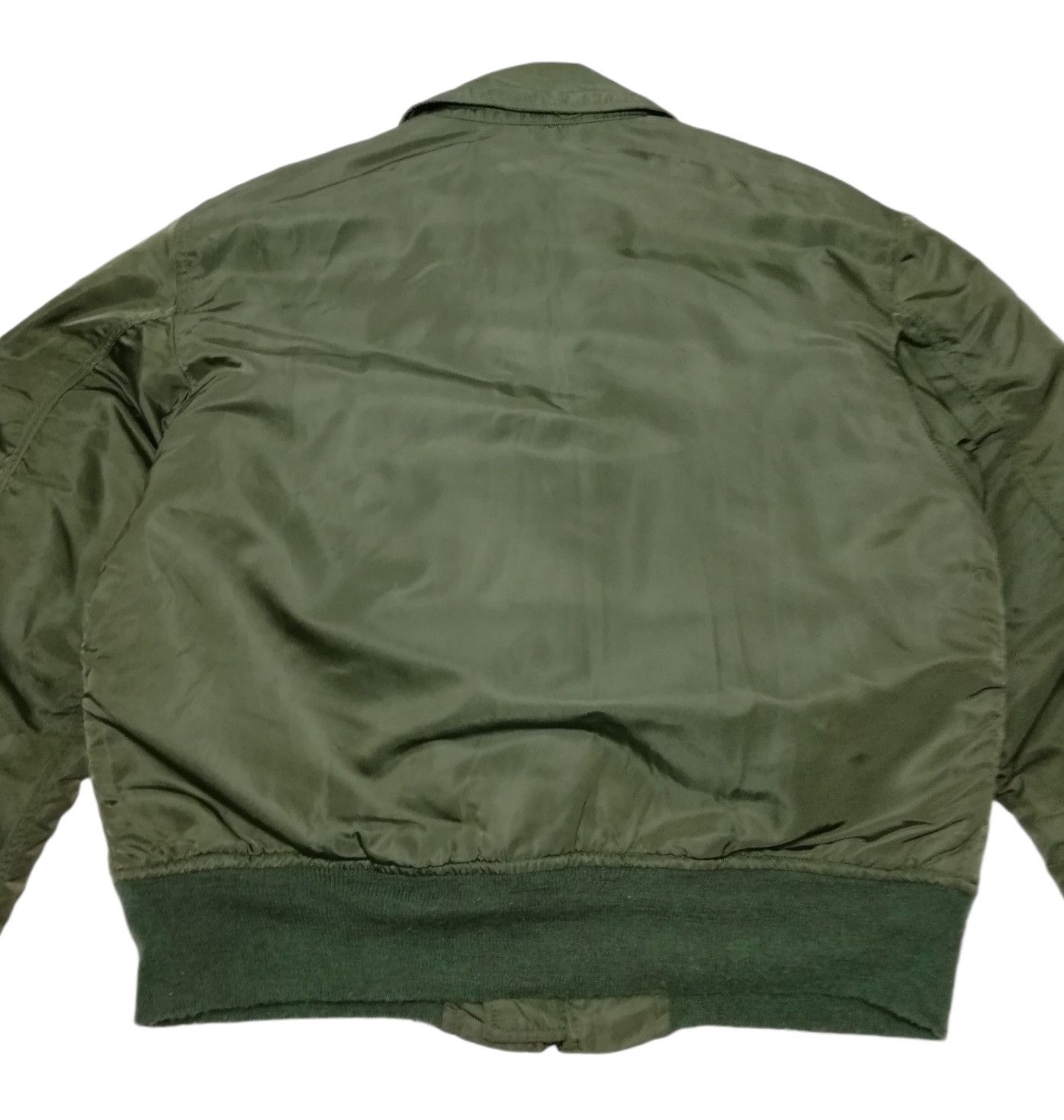 Alpha Industries 🔥Olive Bomber Jacket Vintage 1984 Flyer's 45 CWU-45/P (N) Size US M / EU 48-50 / 2 - 18 Thumbnail