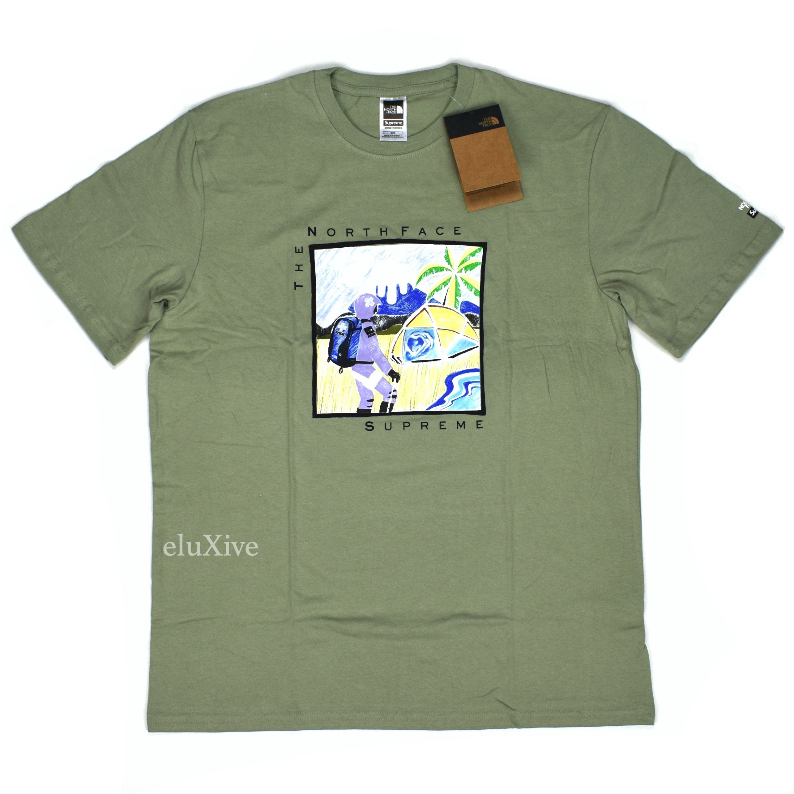 Supreme North Face Sketch T Shirt | Grailed
