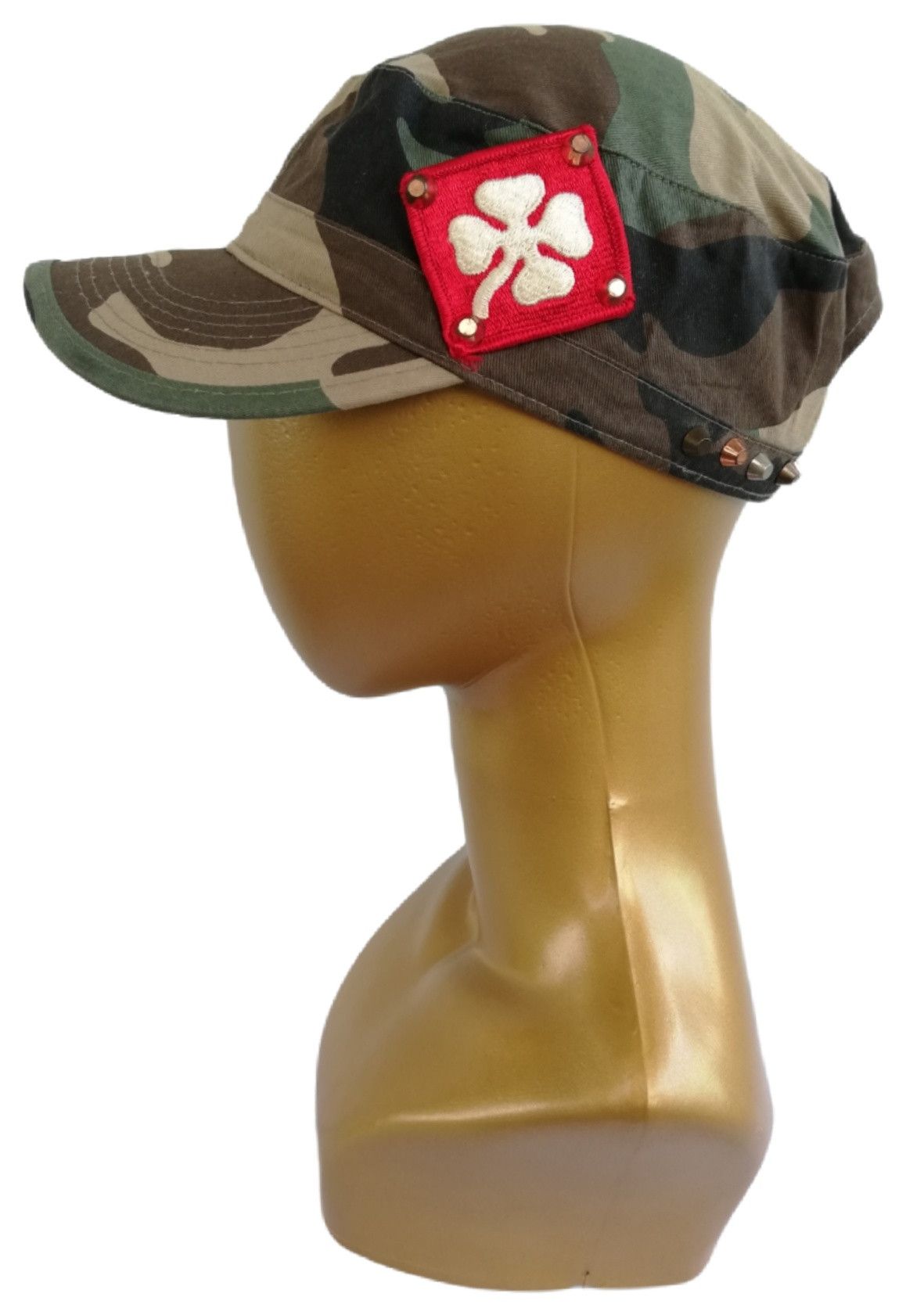 Other 🔥Design Iconic Style READYMADE Camo Spike Biker Hat Cap🔥 Size ONE SIZE - 2 Thumbnail