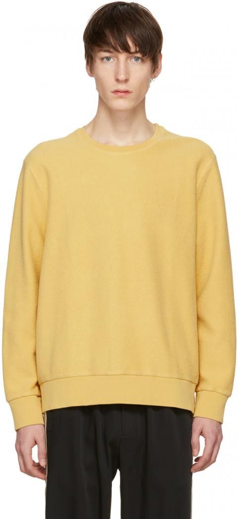 CMMN SWDN CMMN SWDN Coen Reversed Loopback Sweatshirt Jersey Yellow S Size US S / EU 44-46 / 1 - 4 Thumbnail
