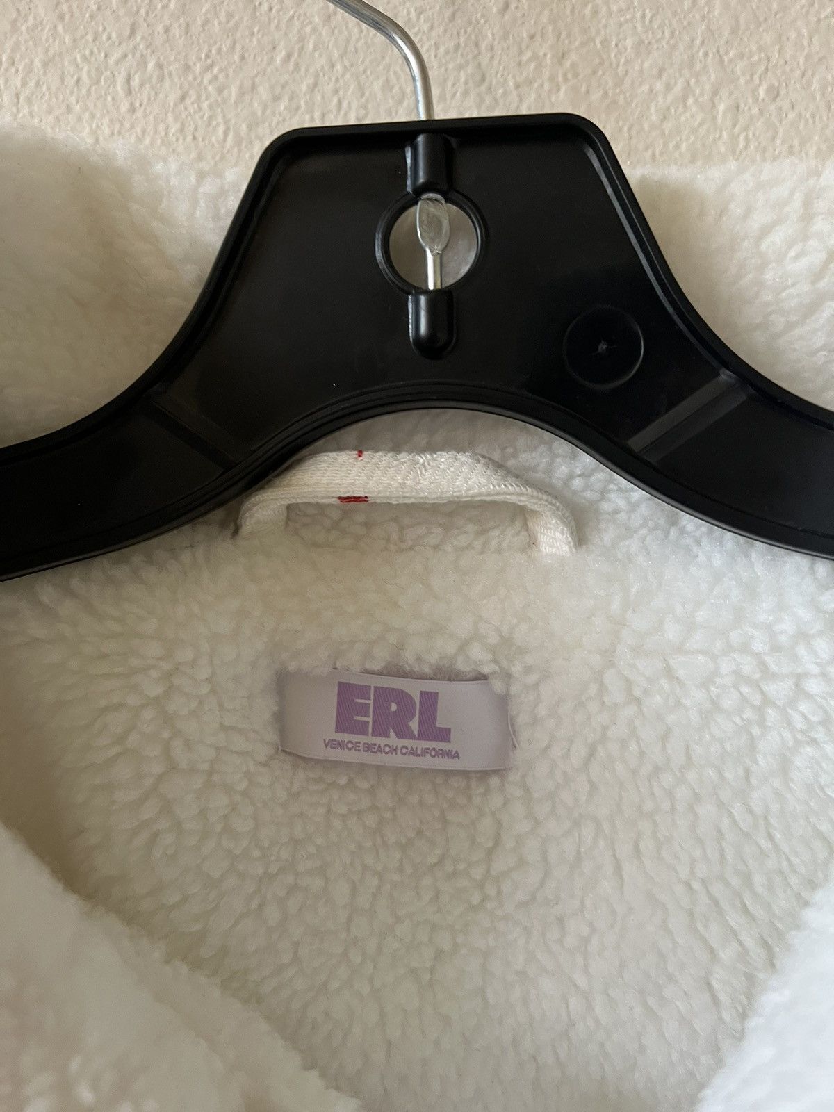 ERL ERL White Star Faux Shearling Lined Denim Jacket Size US L / EU 52-54 / 3 - 8 Thumbnail