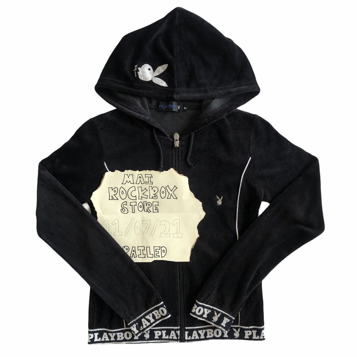 Mens Hoodie Vintage Playboy Hoodie VINTAGE PLAYBOY HOODIE BIG LOGO