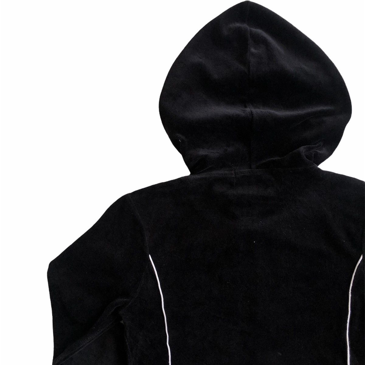 Playboy Vintage Playboy Velvet Sweater Zipper Hoodie Size XXS / US 00 / IT 34 - 6 Thumbnail