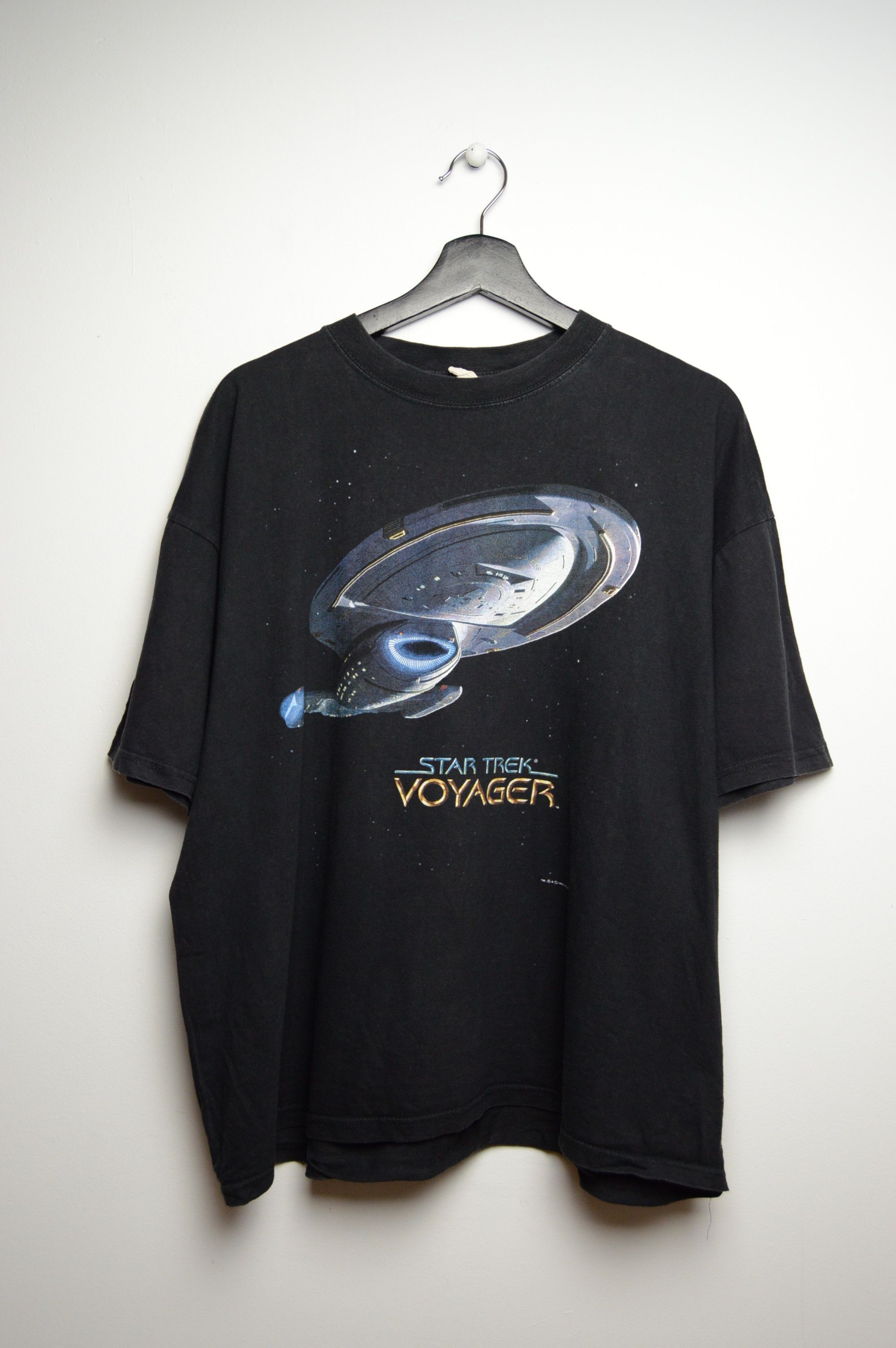 image of Vintage Star Trek 1995 Tee in Black, Men's (Size XL)