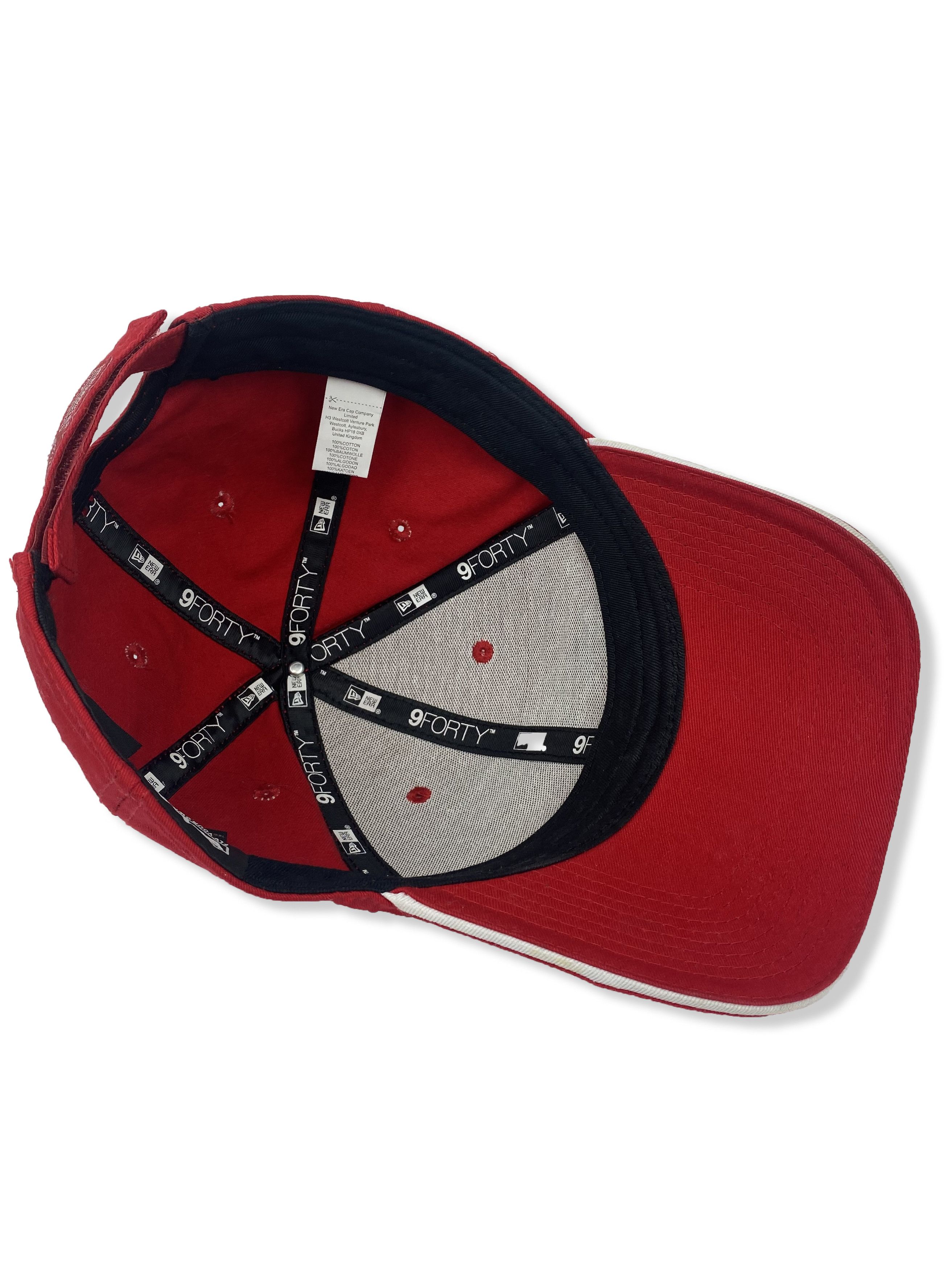Hat Club Vintage NEW ERA Red Cap M285 Size ONE SIZE - 7 Thumbnail