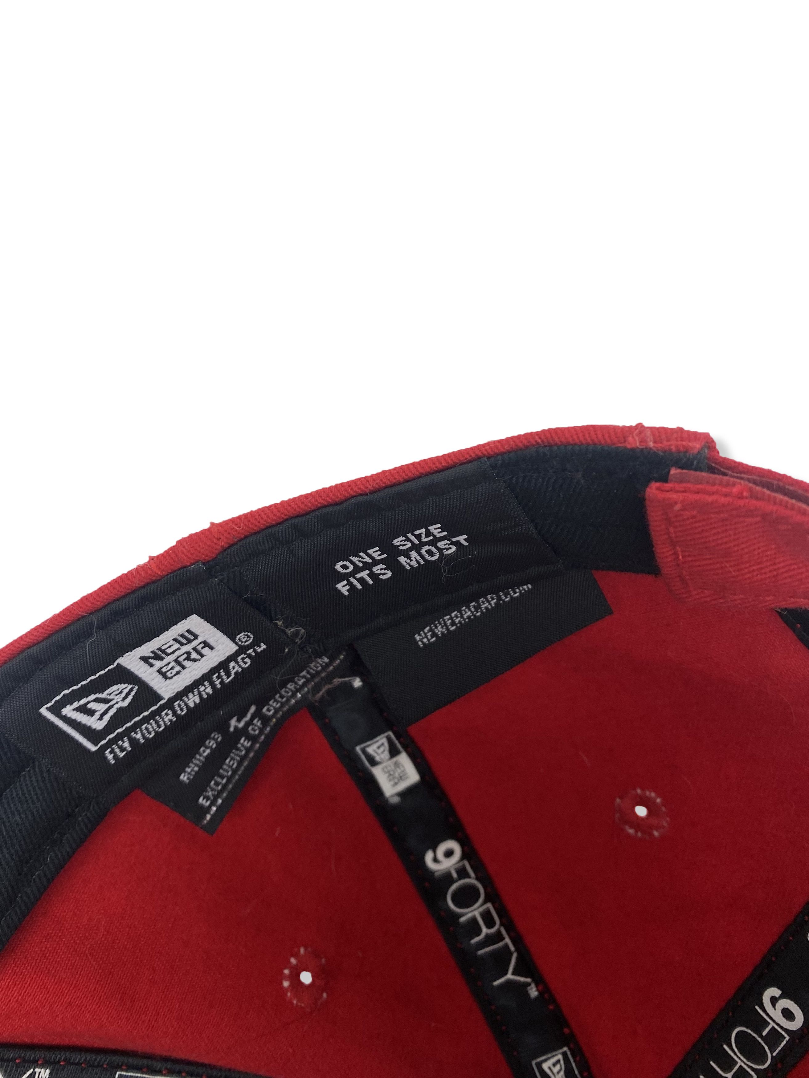 Hat Club Vintage NEW ERA Red Cap M285 Size ONE SIZE - 8 Thumbnail