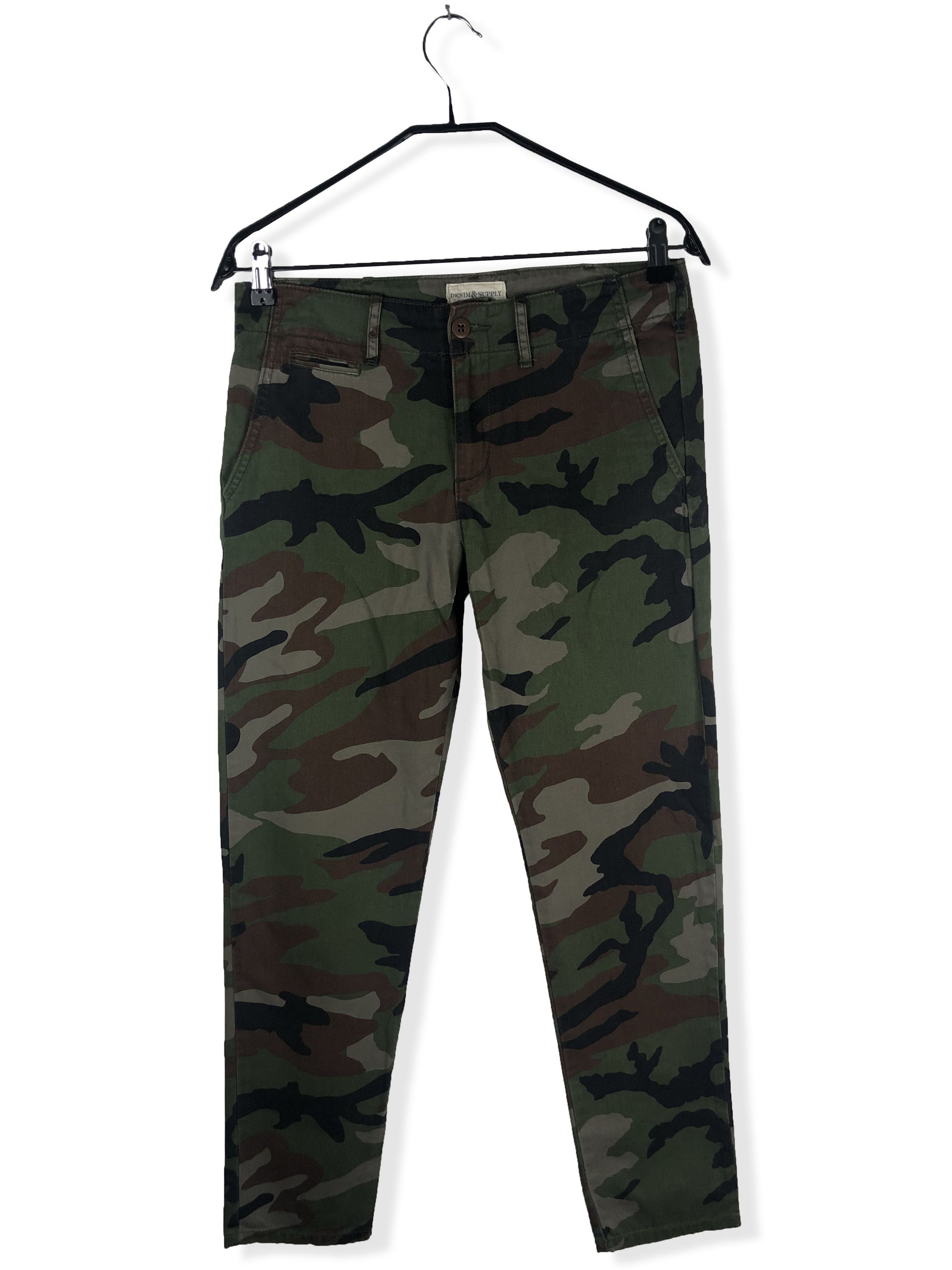 Jean Vintage RALPH LAUREN DENIM CO Camo Pants M181 Size 29" - 1 Thumbnail