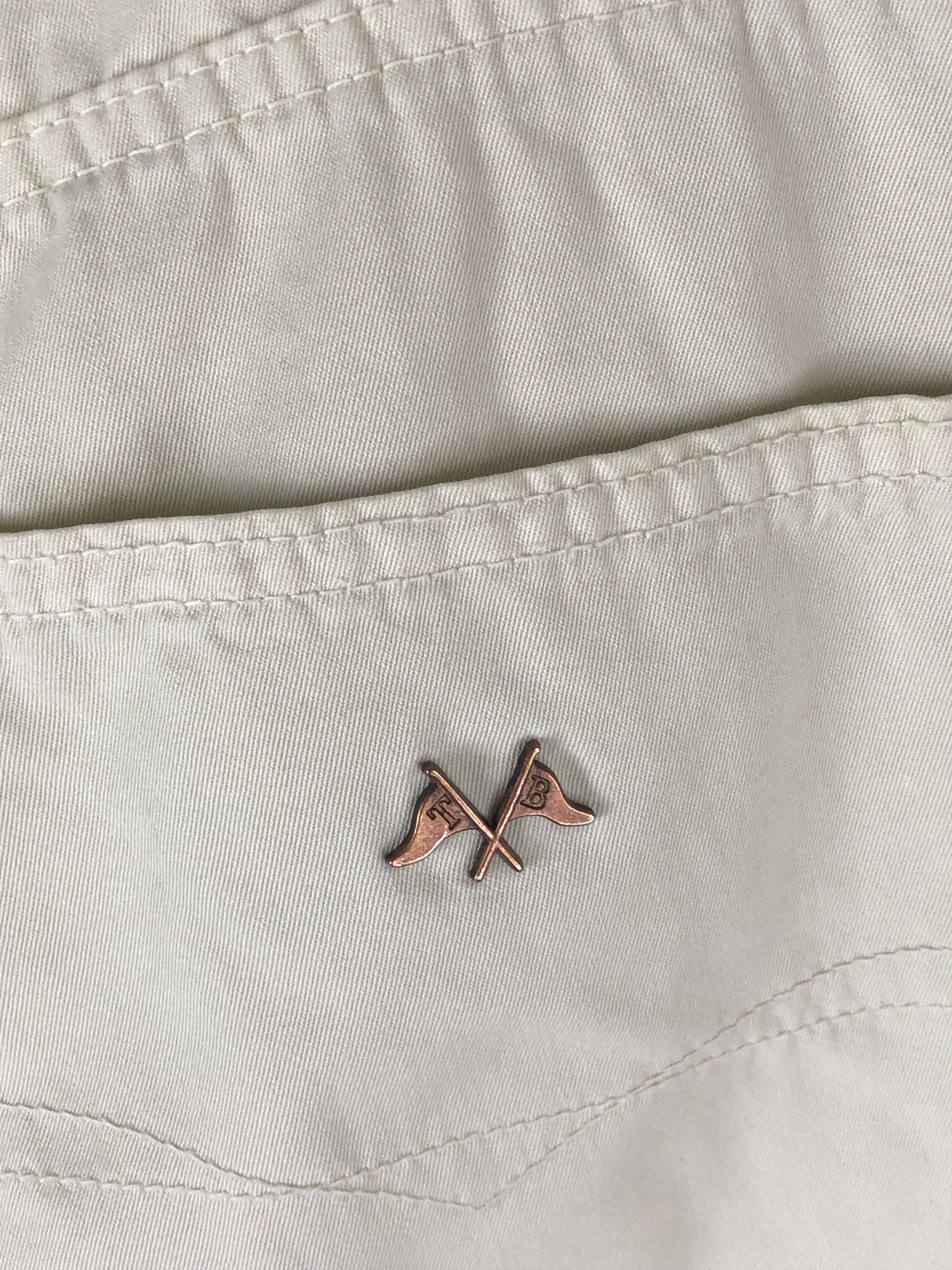 Burberry 90s Vintage THOMAS BURBERRY Beige Pants M145 Size US 32 / EU 48 - 14 Thumbnail