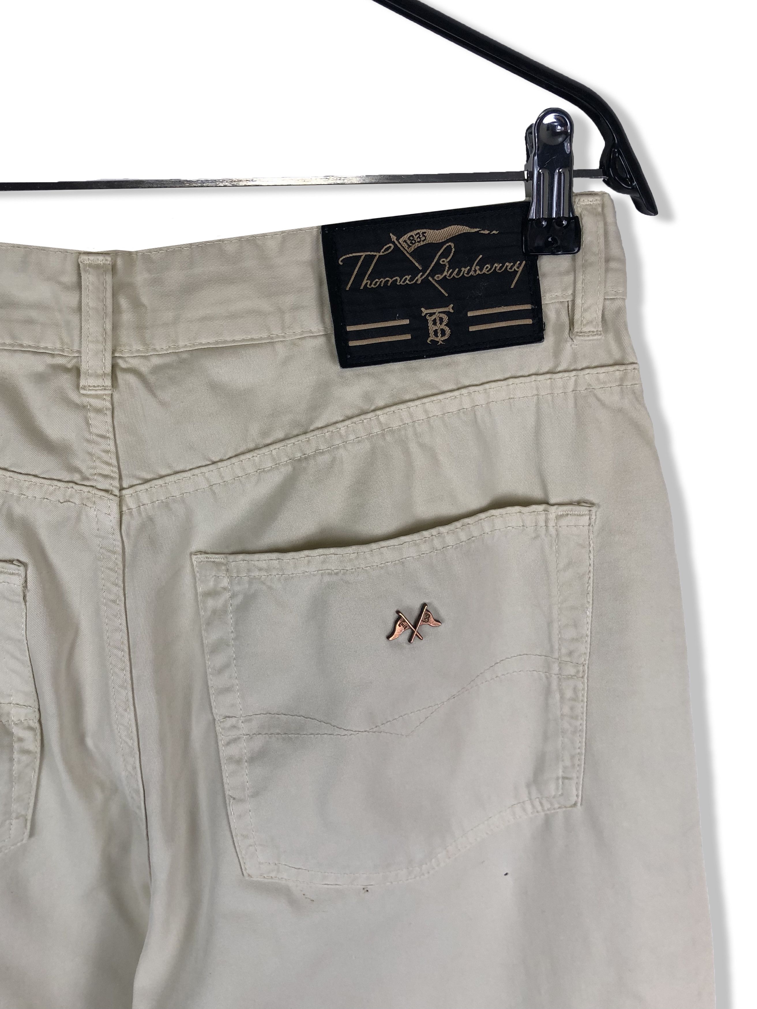 Burberry 90s Vintage THOMAS BURBERRY Beige Pants M145 Size US 32 / EU 48 - 13 Thumbnail