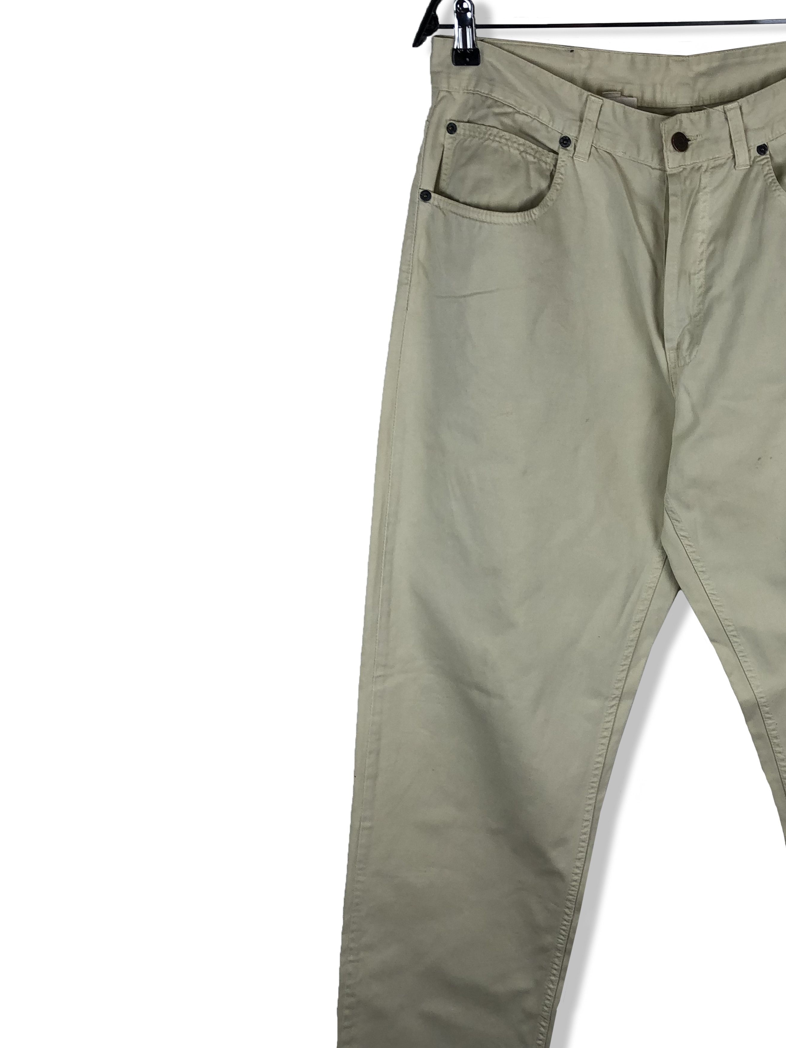 Burberry 90s Vintage THOMAS BURBERRY Beige Pants M145 Size US 32 / EU 48 - 4 Thumbnail