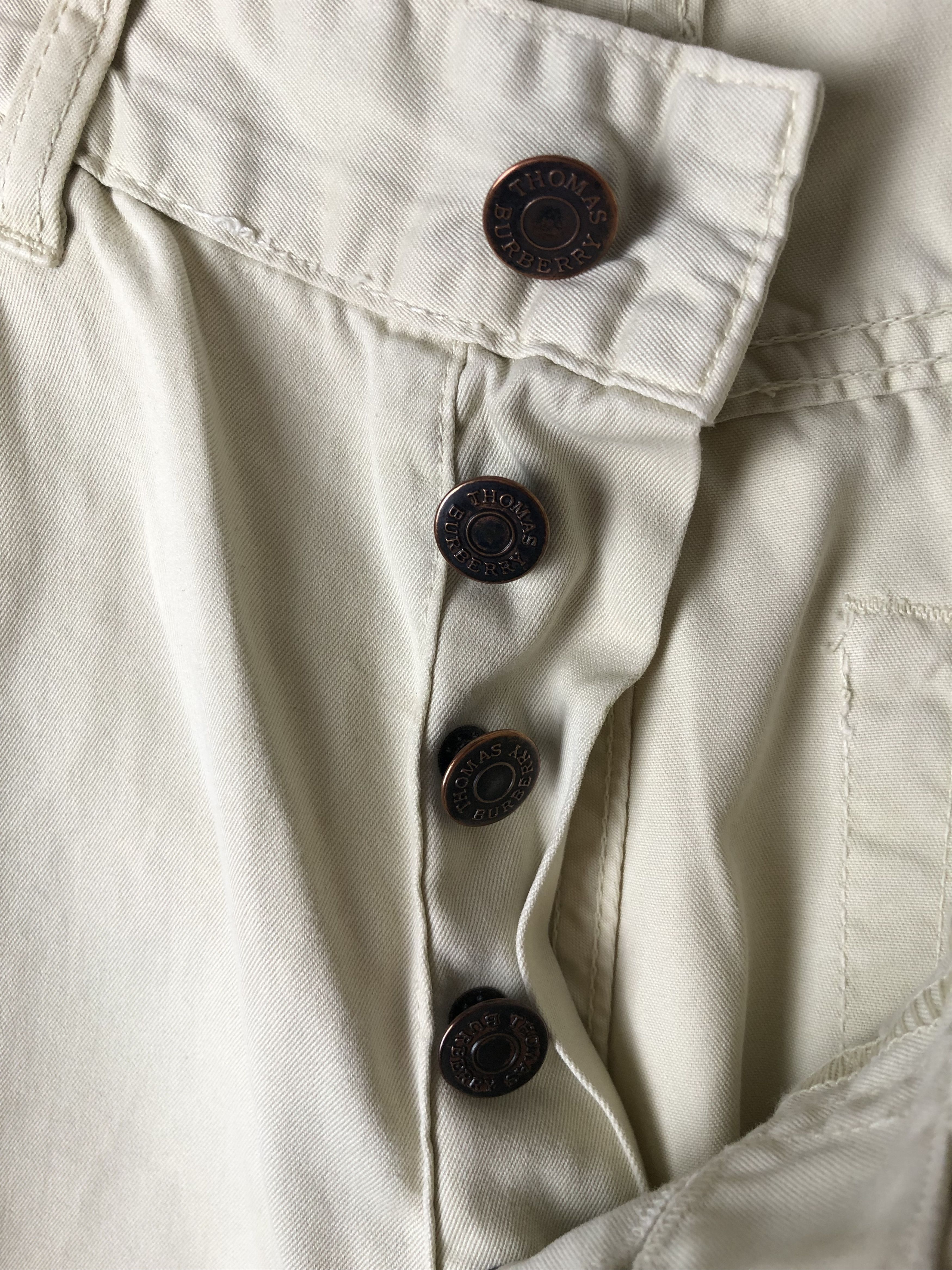 Burberry 90s Vintage THOMAS BURBERRY Beige Pants M145 Size US 32 / EU 48 - 9 Thumbnail