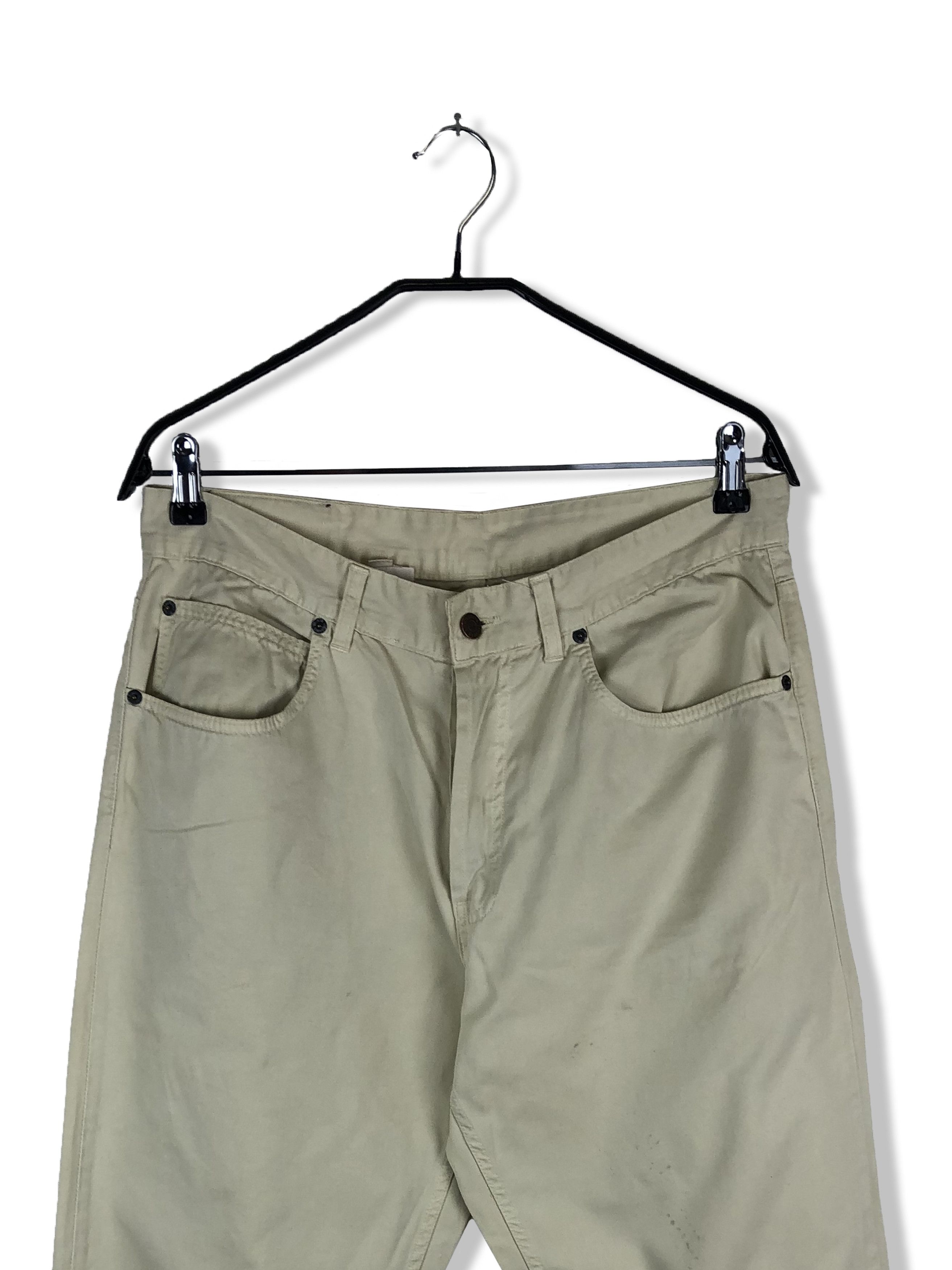 Burberry 90s Vintage THOMAS BURBERRY Beige Pants M145 Size US 32 / EU 48 - 5 Thumbnail
