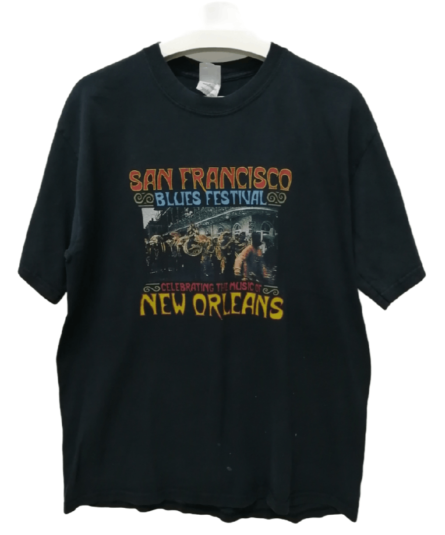Band Tees Vintage San Francisco BLUES Festival Tshirt Size US L / EU 52-54 / 3 - 1 Thumbnail