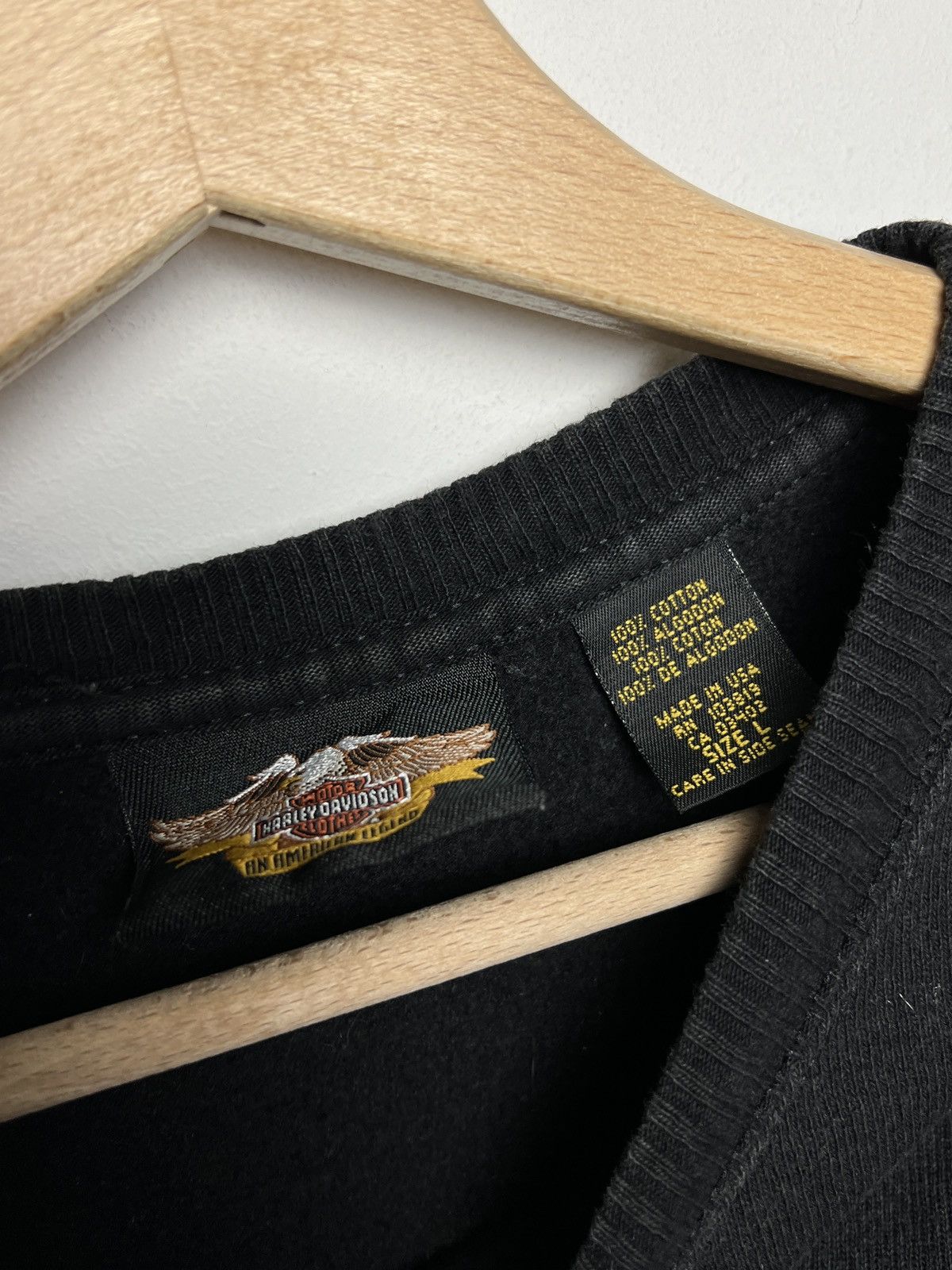 Harley Davidson harley davidson sweatshirt crewneck vintage thrashed Size US L / EU 52-54 / 3 - 9 Thumbnail