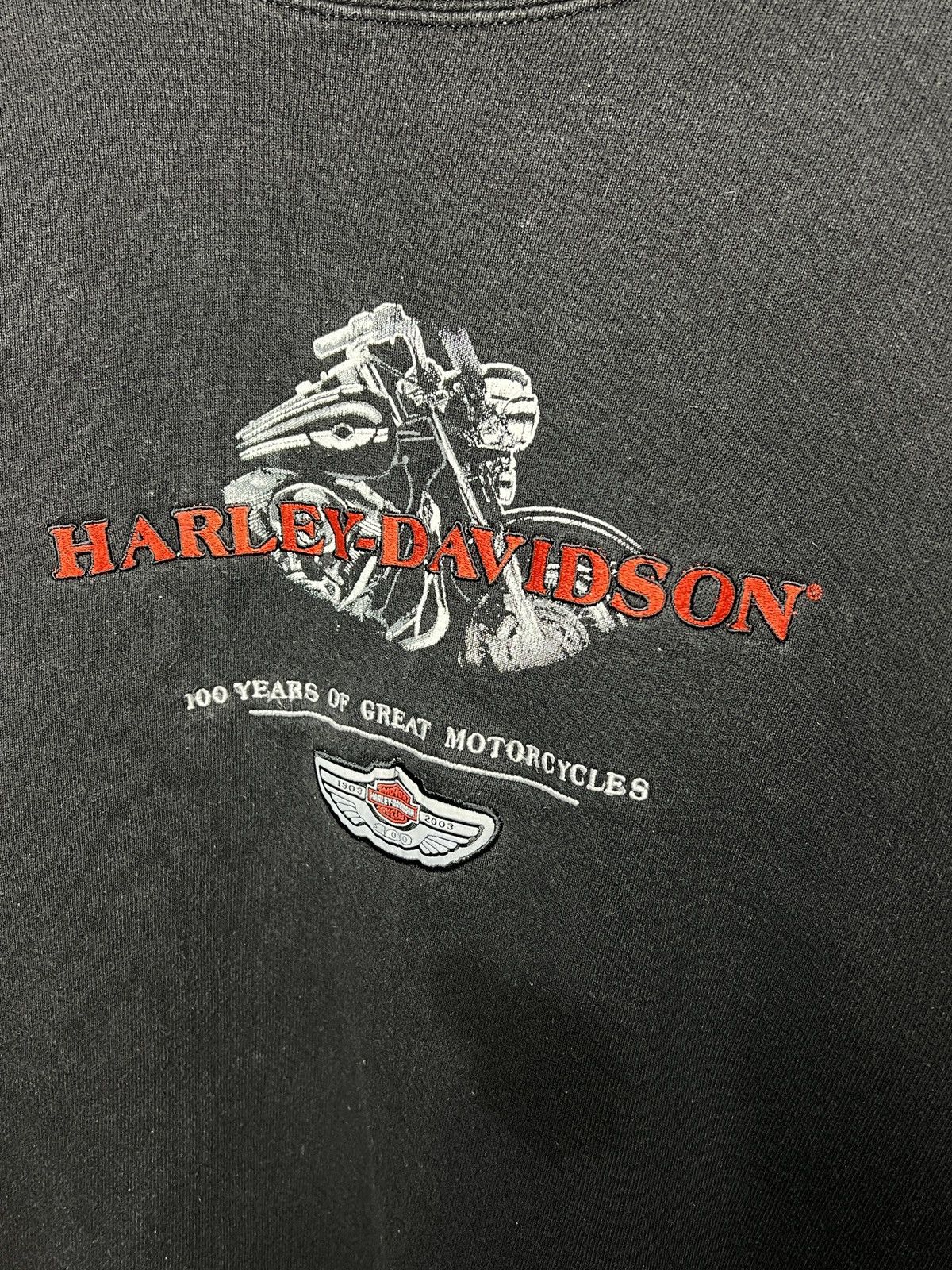 Harley Davidson harley davidson sweatshirt crewneck vintage thrashed Size US L / EU 52-54 / 3 - 4 Thumbnail