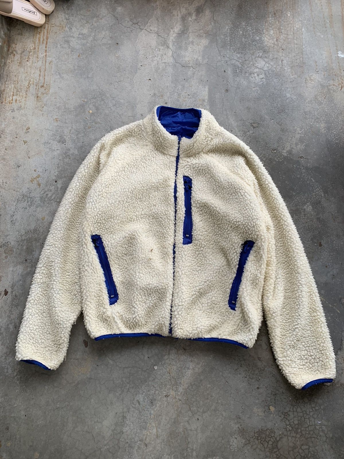 Japanese Brand Freak Stores Sherpa Fleece Jacket