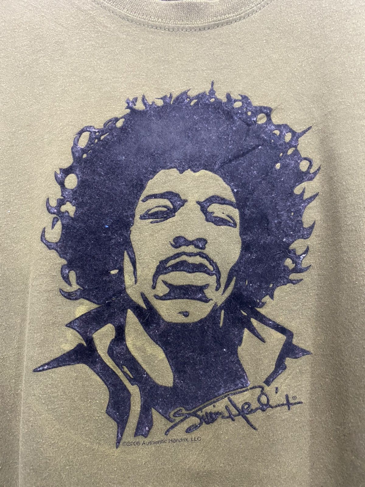 Band Tees × Jimi Hendrix × Vintage Vintage Jimi Hendrix Embroidery Logo T-Shirt Size US M / EU 48-50 / 2 - 7 Thumbnail