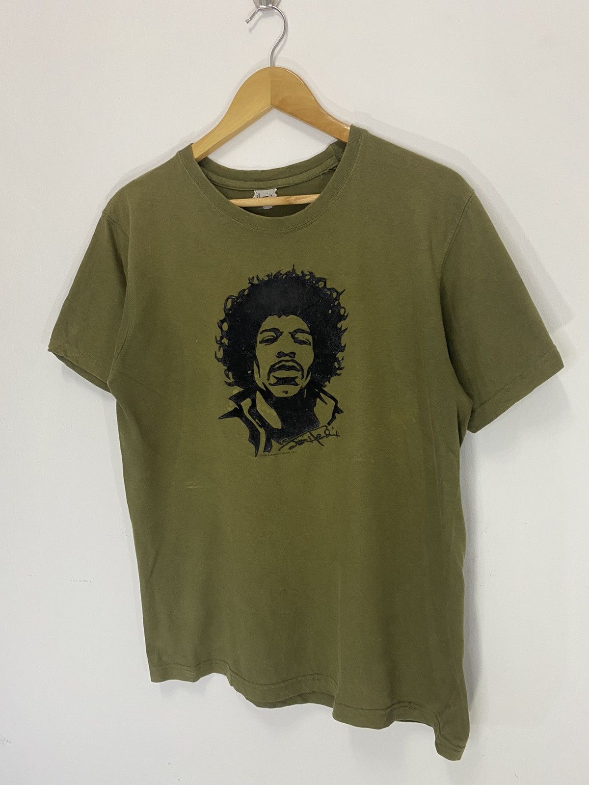 Band Tees × Jimi Hendrix × Vintage Vintage Jimi Hendrix Embroidery Logo T-Shirt Size US M / EU 48-50 / 2 - 4 Thumbnail