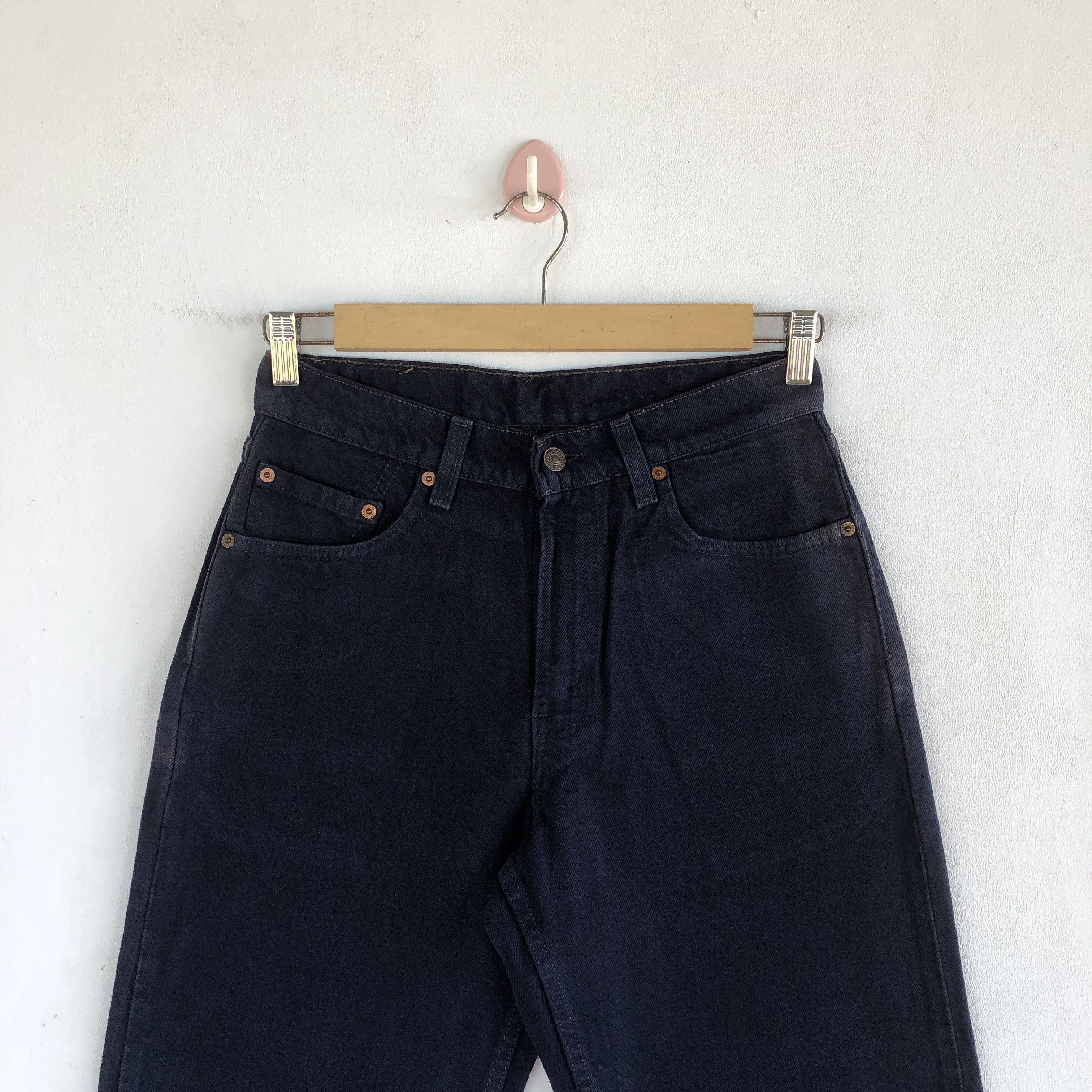 Levi's Vintage Levis Faded Black Jeans Levi's 550 Denim Pants Size 26" / US 2 / IT 38 - 5 Thumbnail