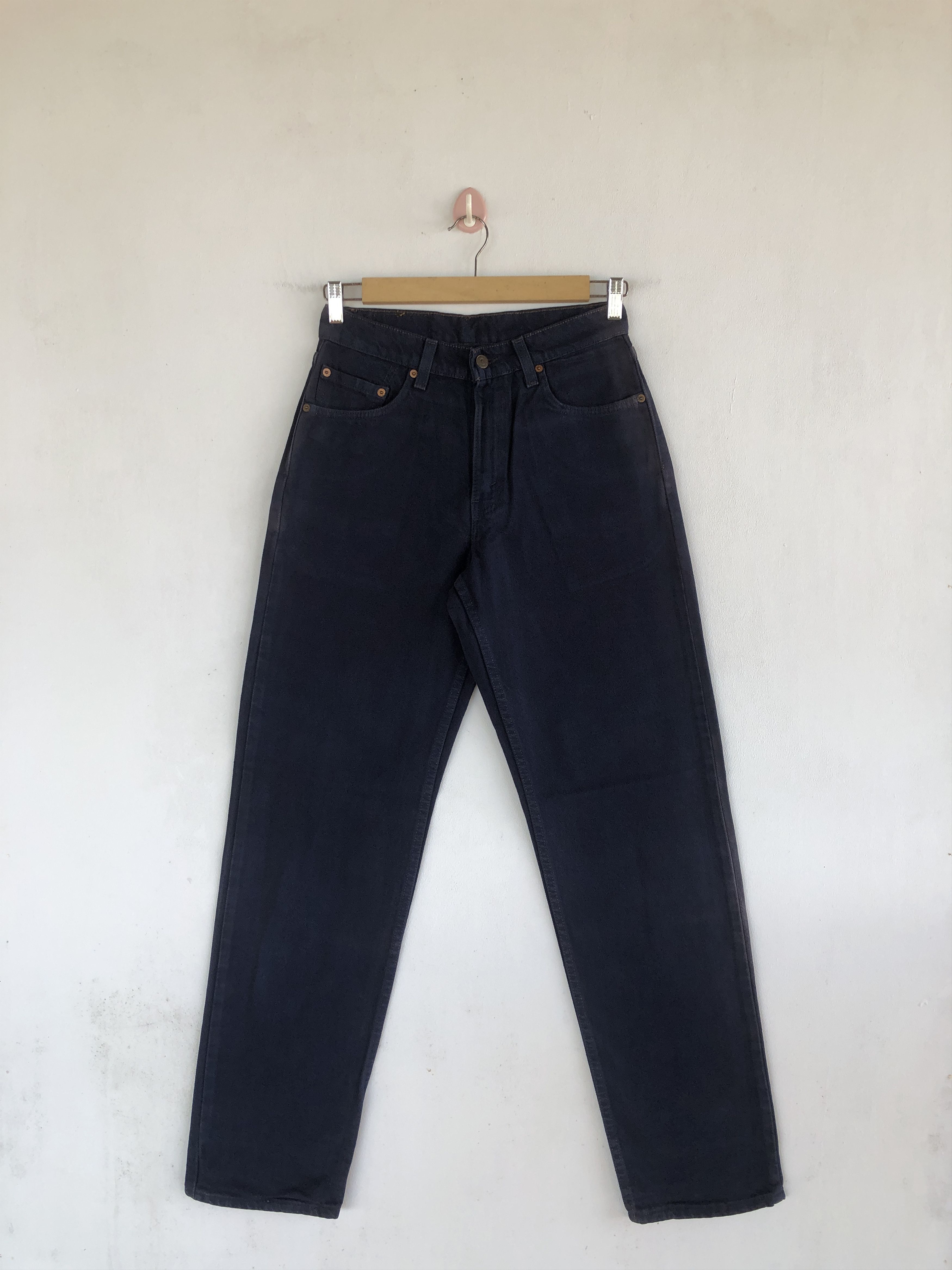 Levi's Vintage Levis Faded Black Jeans Levi's 550 Denim Pants Size 26" / US 2 / IT 38 - 1 Thumbnail