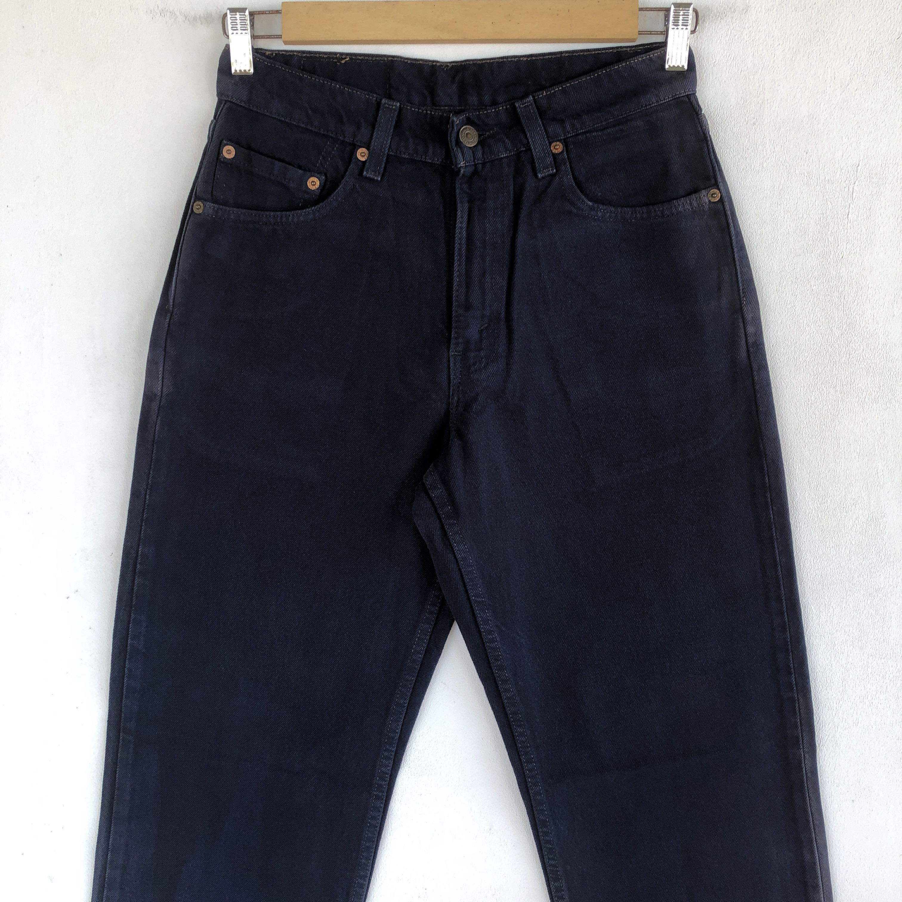 Levi's Vintage Levis Faded Black Jeans Levi's 550 Denim Pants Size 26" / US 2 / IT 38 - 3 Thumbnail