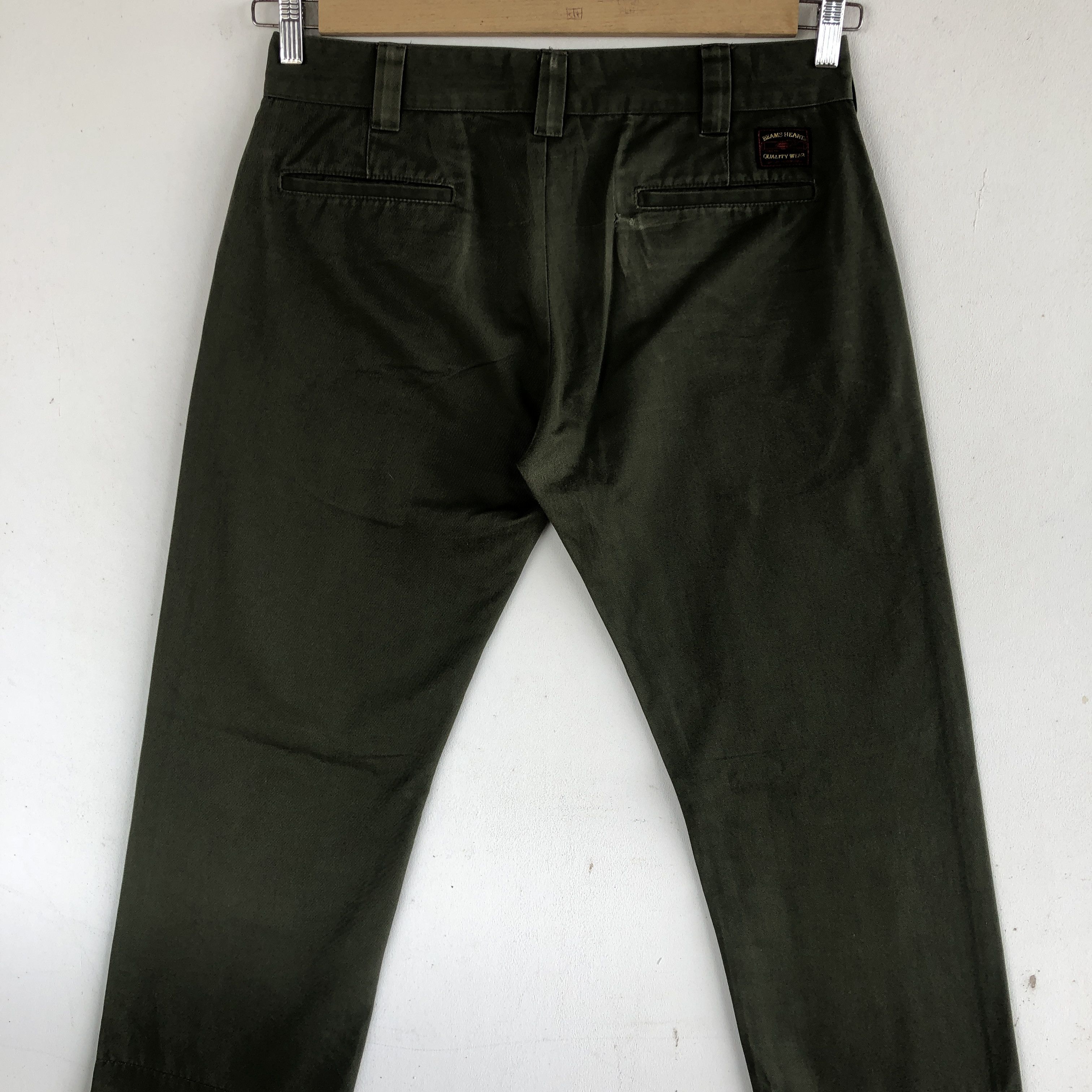Japanese Brand × Vintage Beams Heart Trousers Pants Fatigue Army Japanese Trousers Size US 34 / EU 50 - 6 Thumbnail